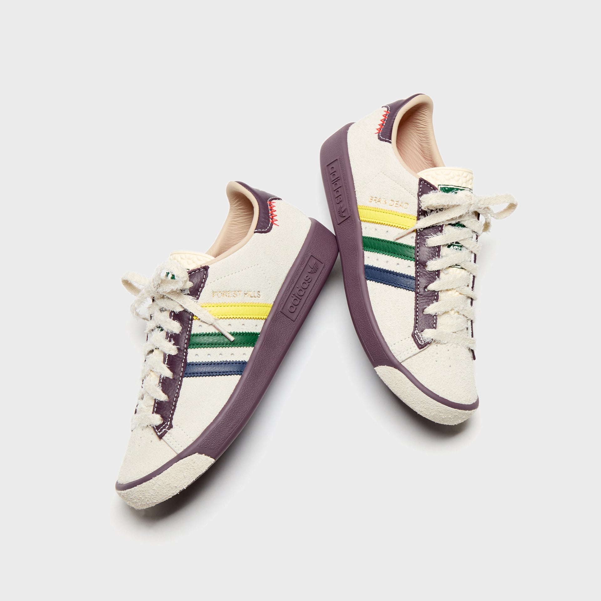 adidas x Brain Dead Forest Hills - Cream White / Pantone / Night Red