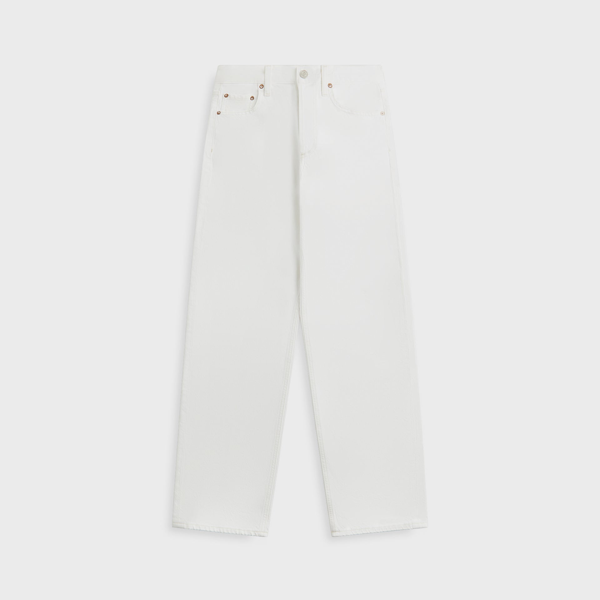 Agolde V Waist Baggy Jean - Milkshake