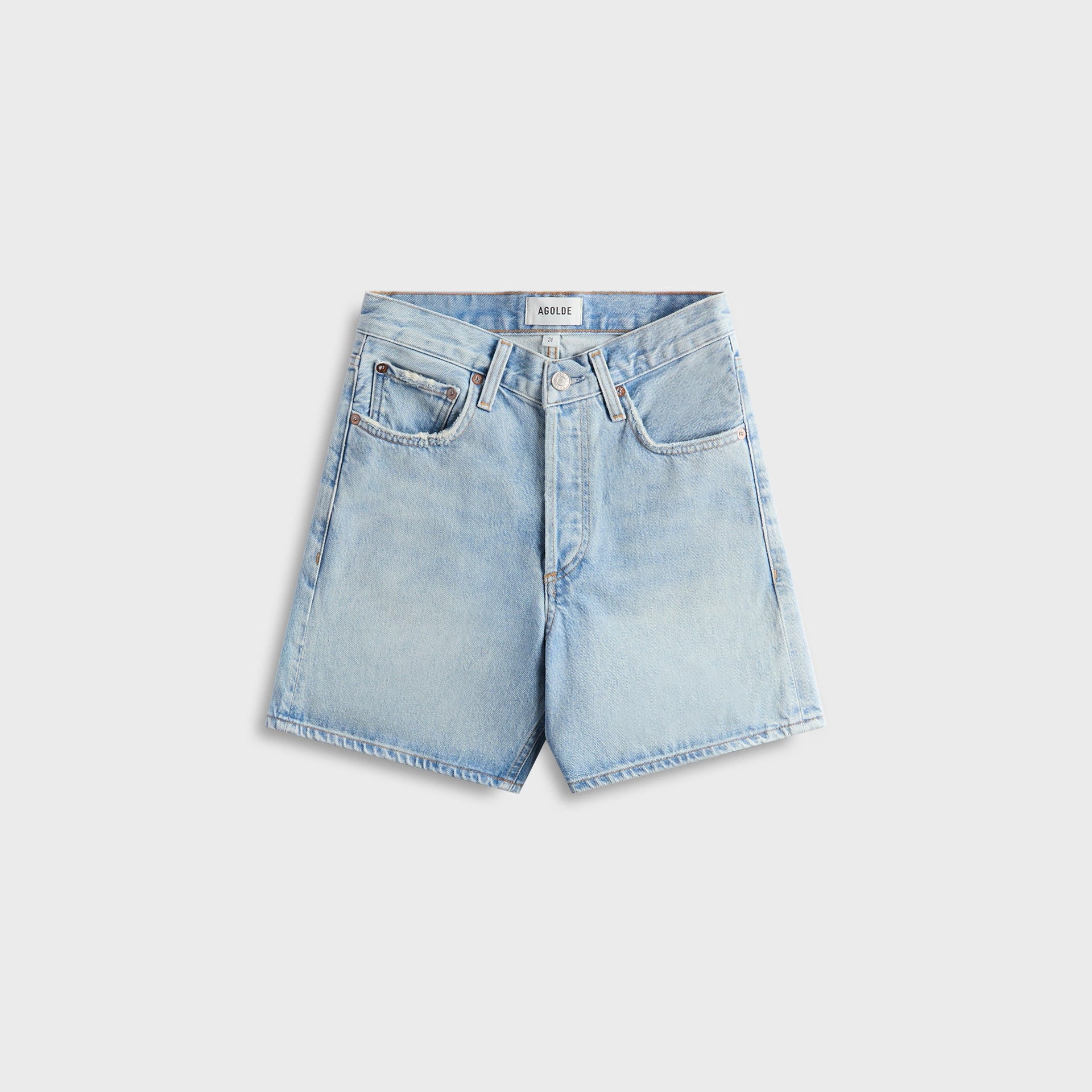 Agolde V Waist Short in Backbeat