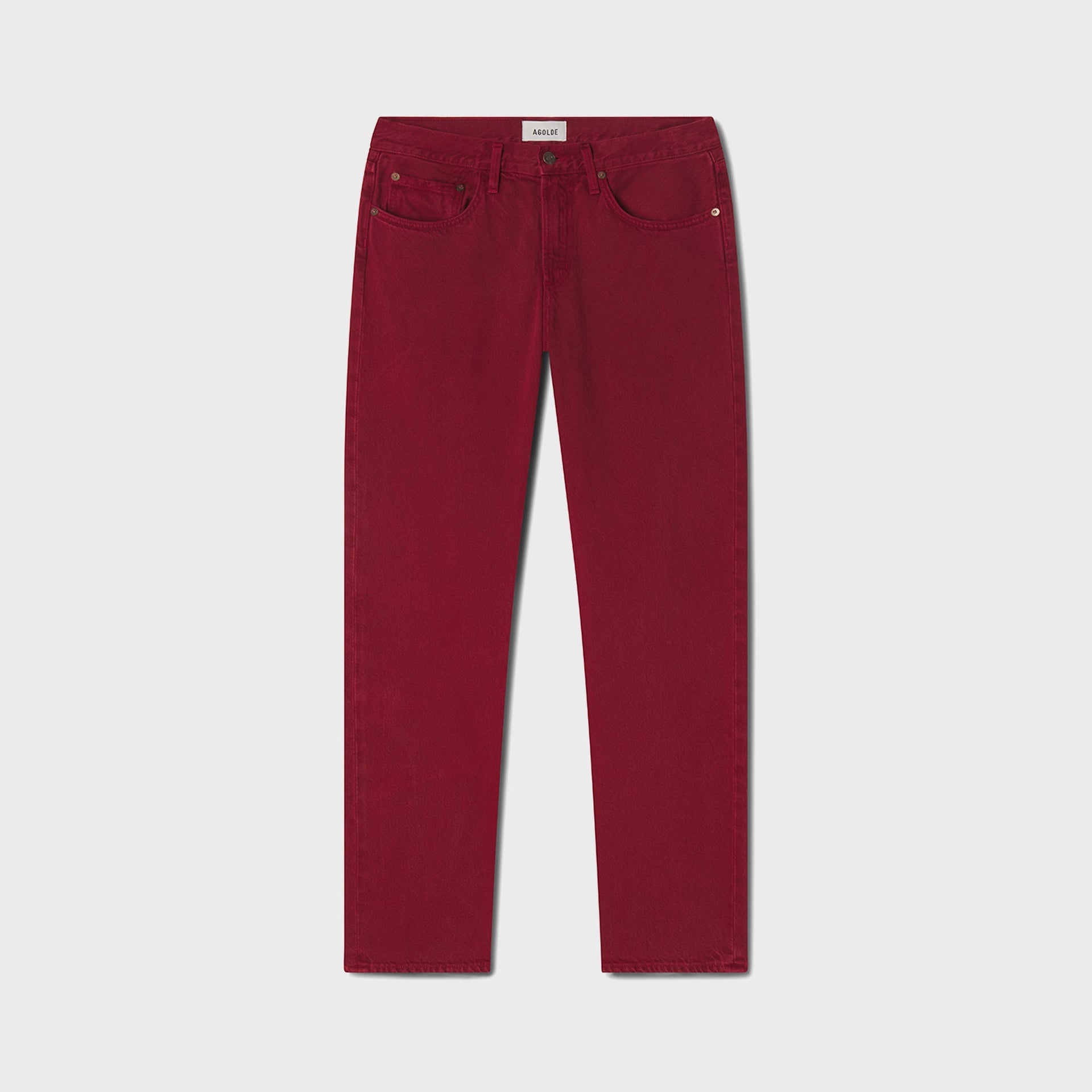 Agolde Low Rise Slim Jean in Brick