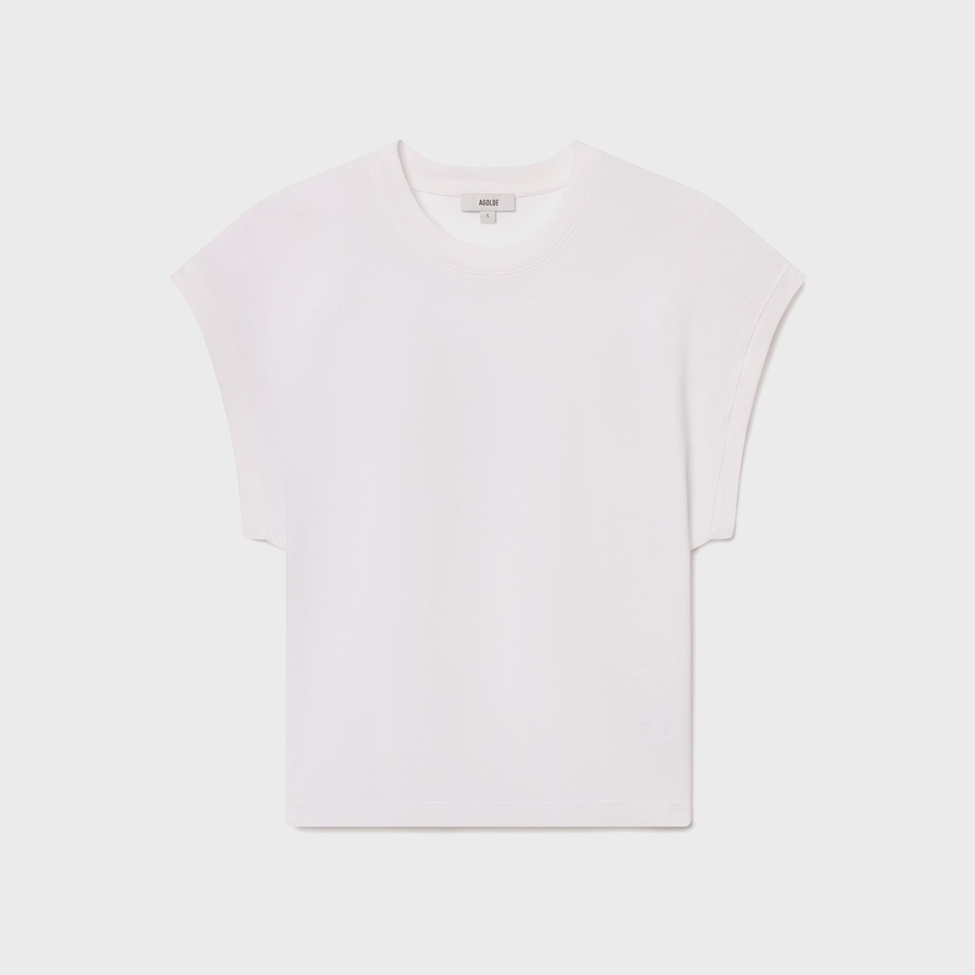 Agolde Meg Tee - White