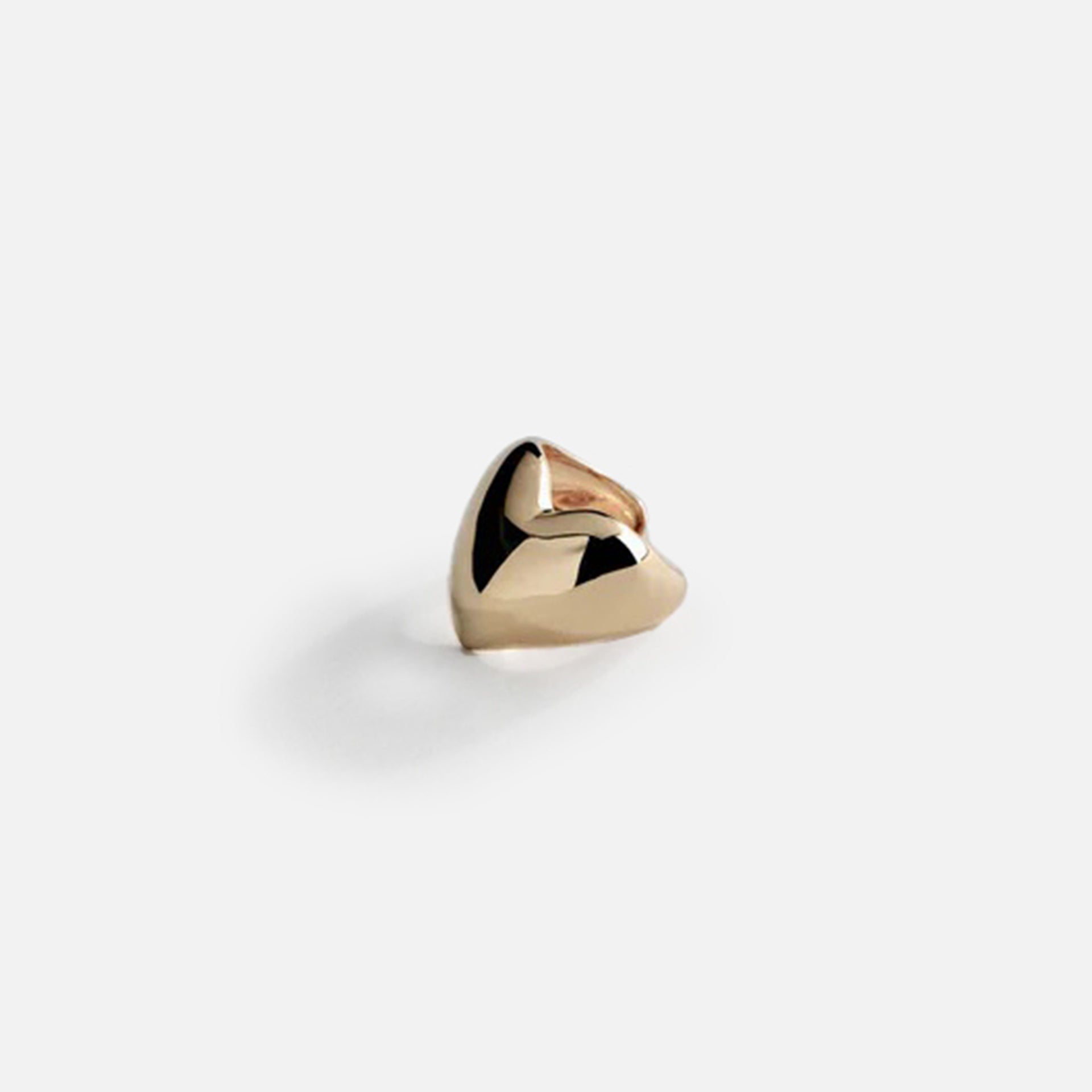 Annika Inez Heart Earcuff - Gold