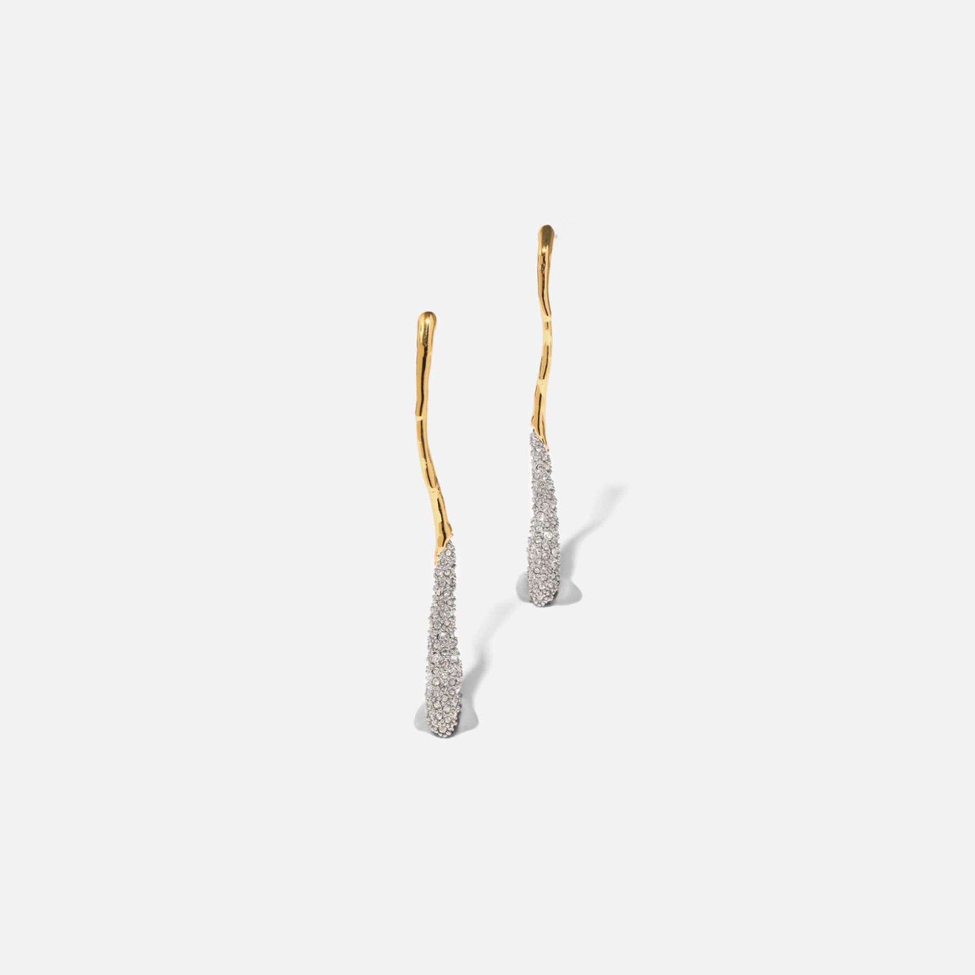 Alexis Bittar Solanales Linear Earrings - Gold