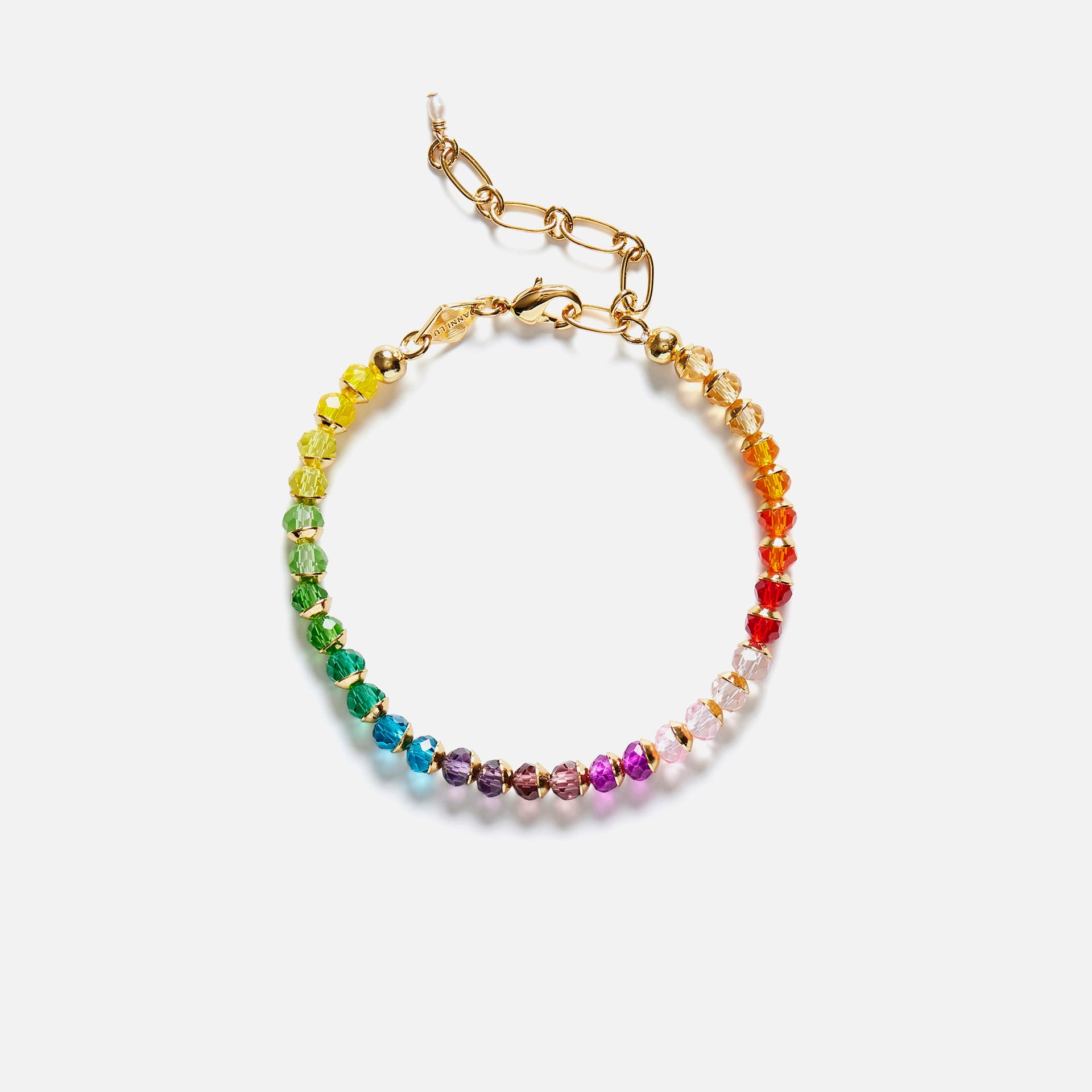 Anni Lu Tennis Kinda Bracelet - Rainbow Multi