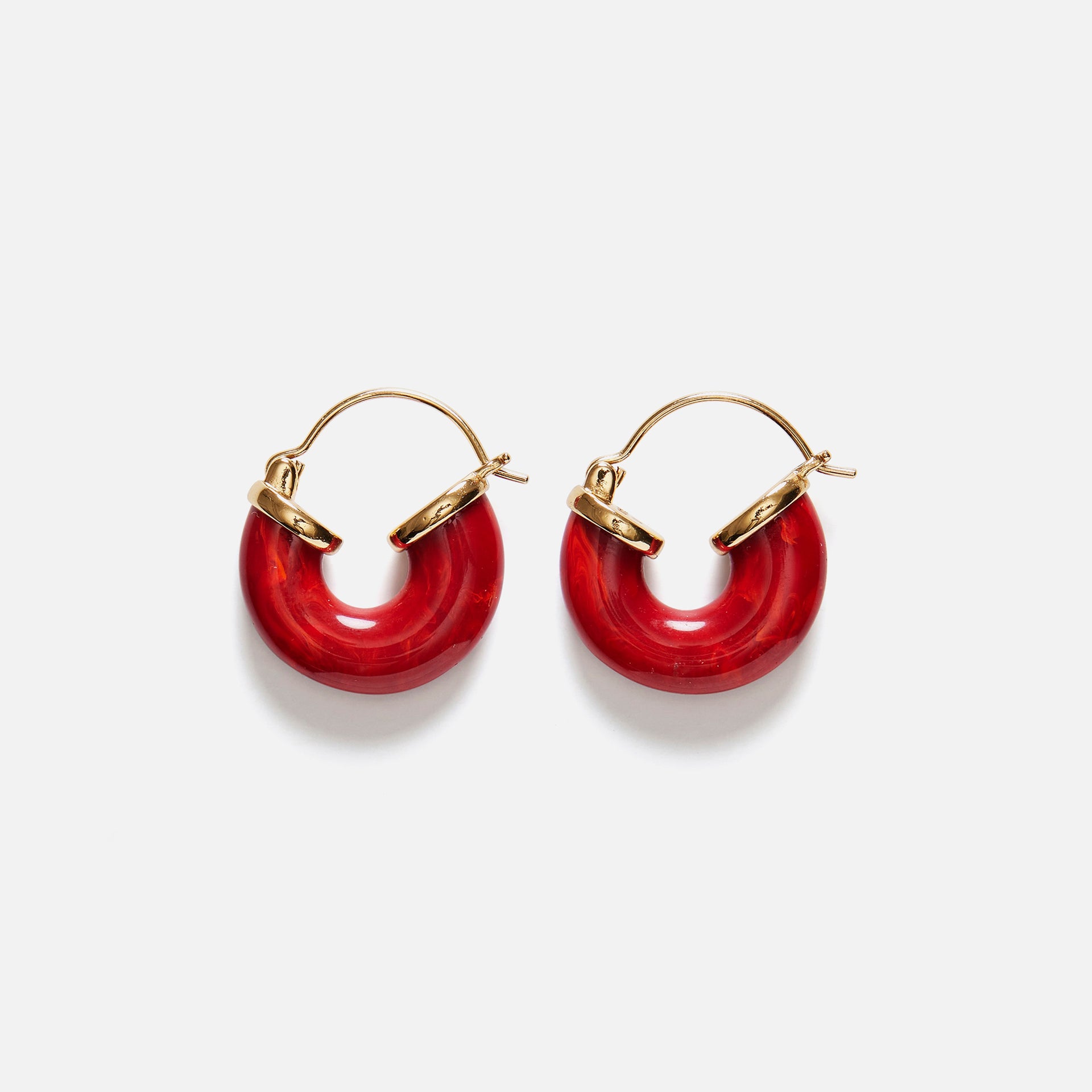 Anni Lu Petit Swell Hoop - Bright Red