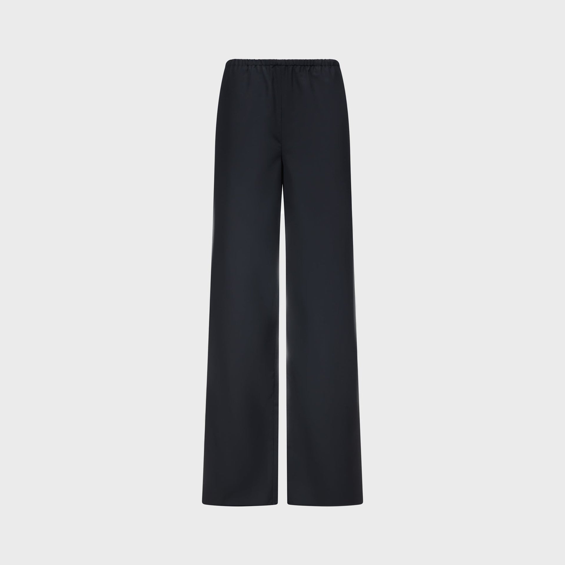 Aya Muse Fay Simple Trousers - Black