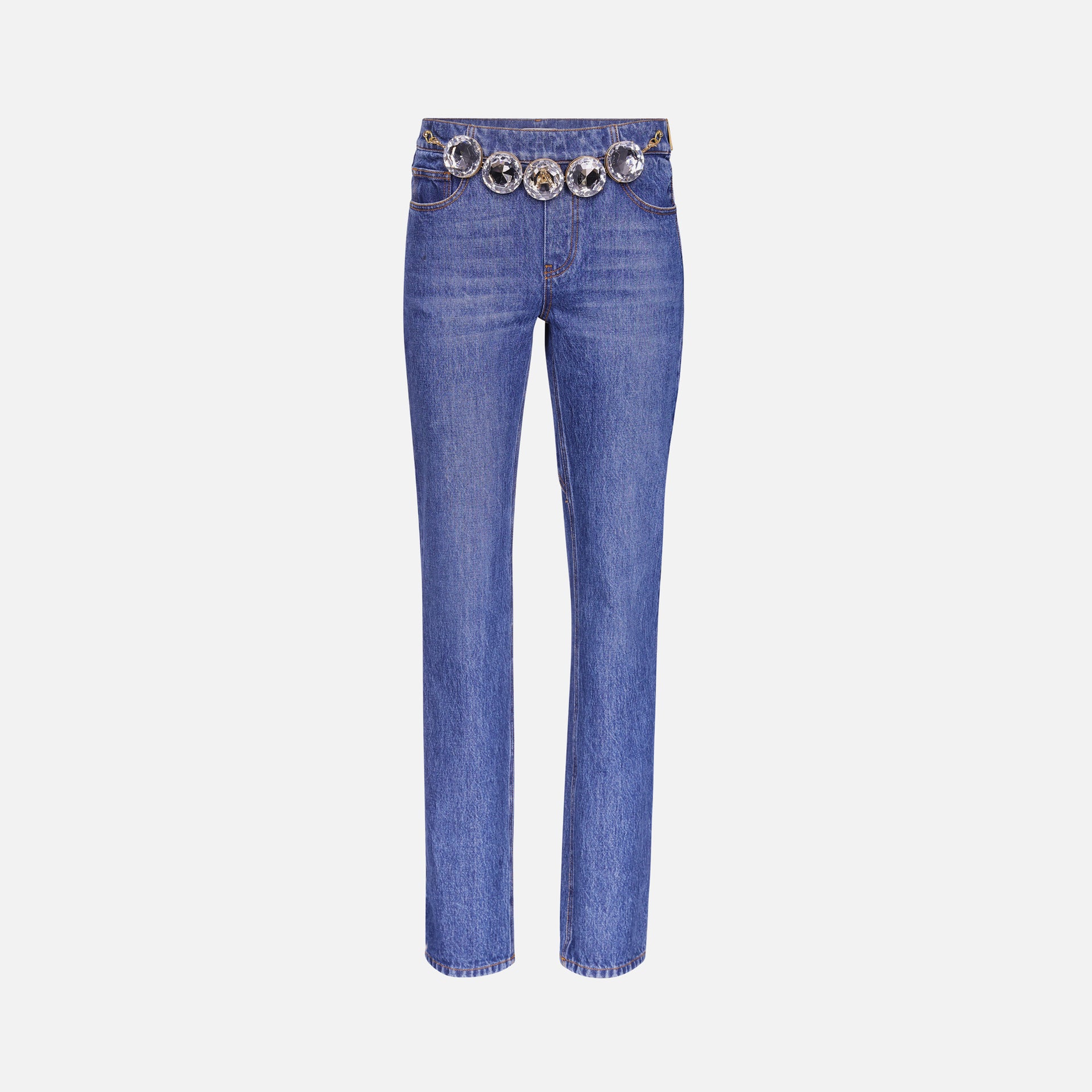 Area Jumbo Crystal Jean - Medium Wash