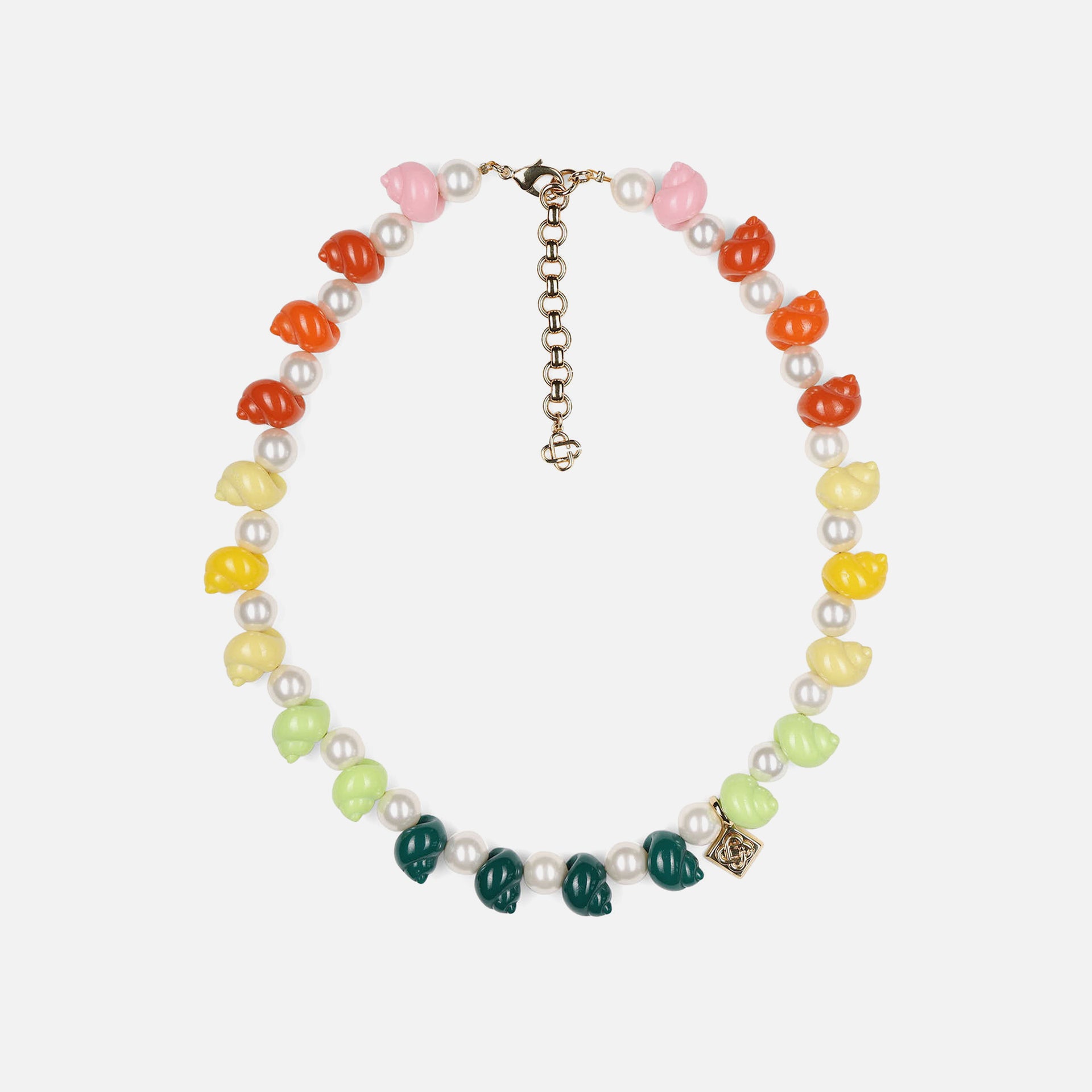 Casablanca Shell & Pearl Necklace - Gradient Multi