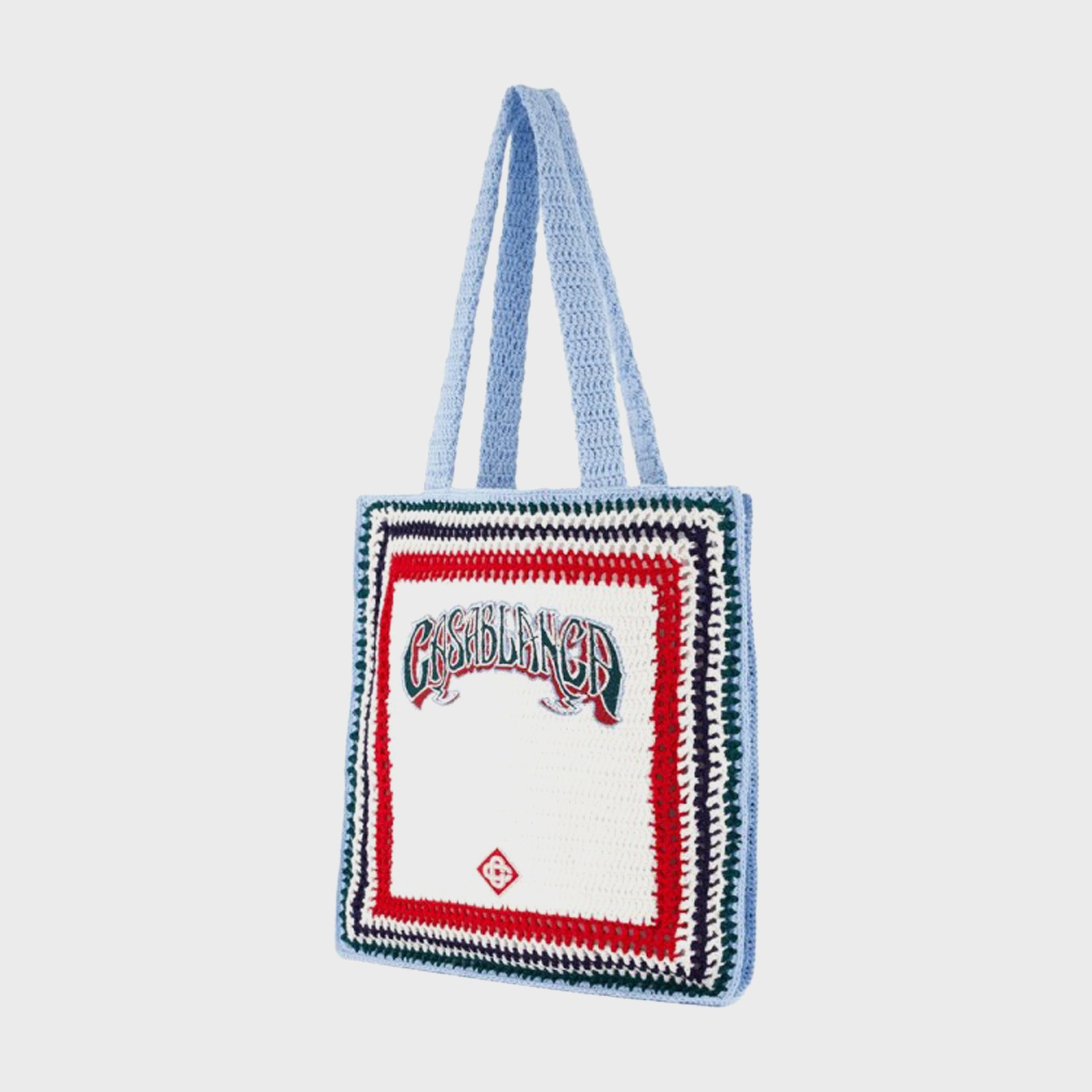 Casablanca Large Crochet Bag - White