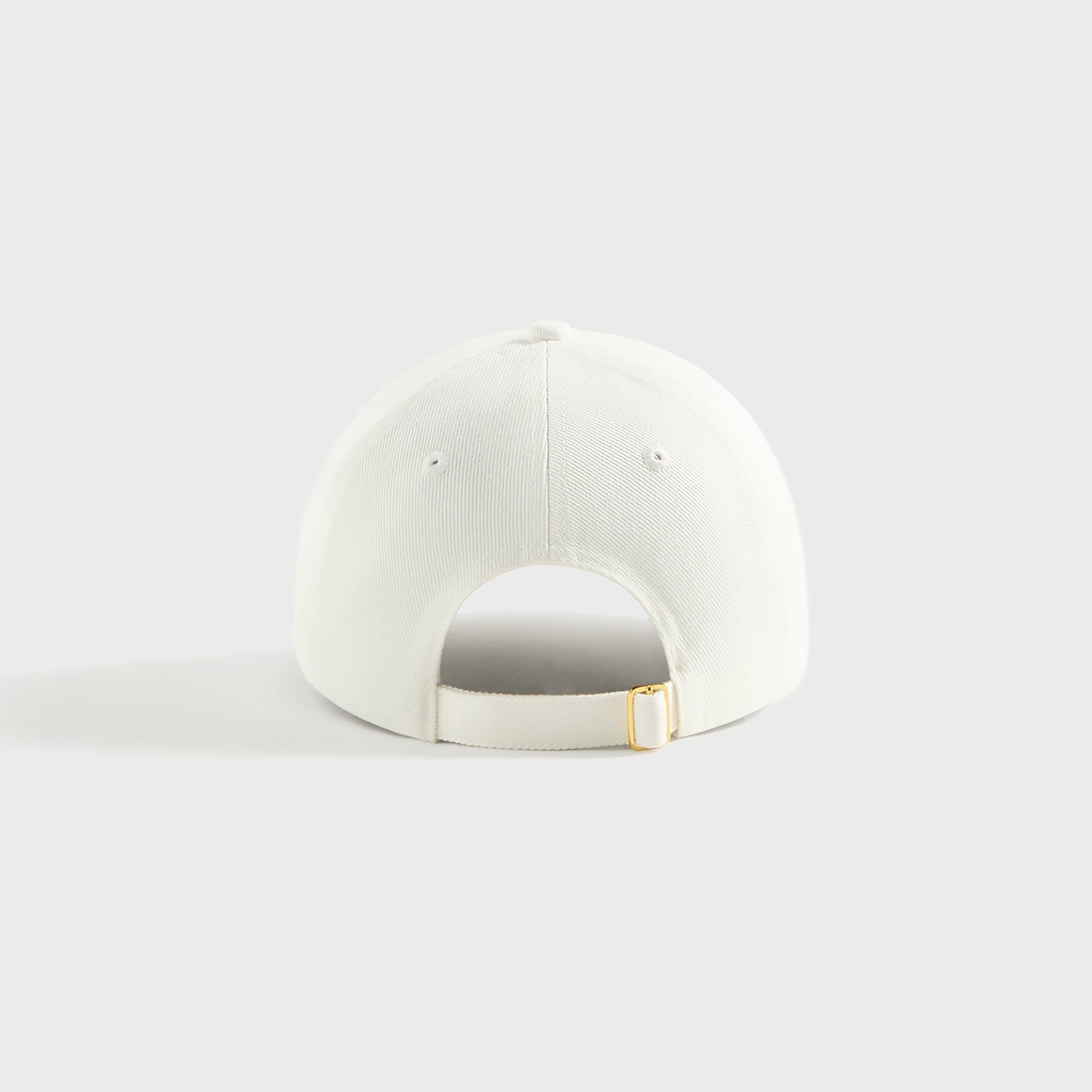 Casablanca Gothic Green Logo Patch Cap in White