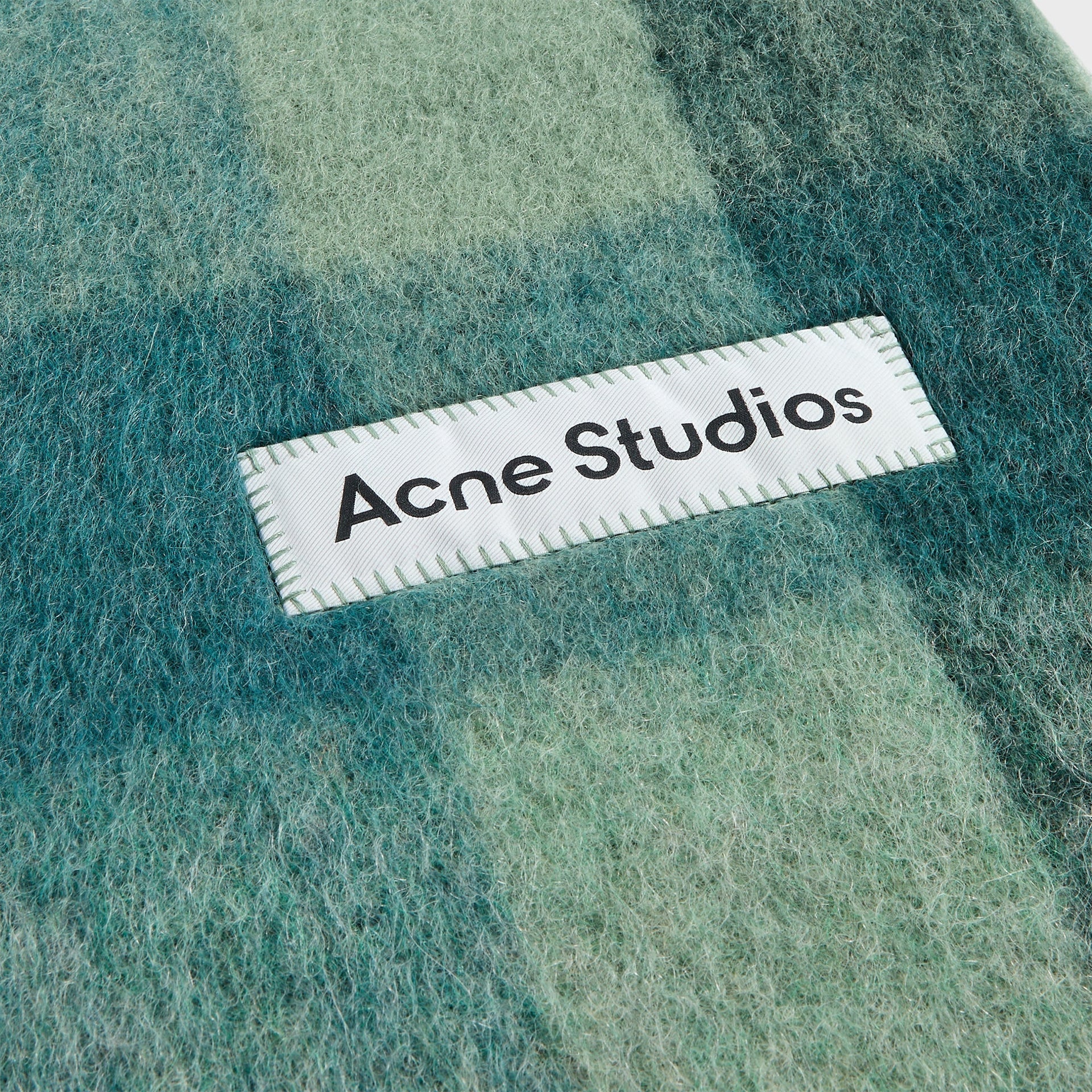Acne Studios Scarf in Green / Grey