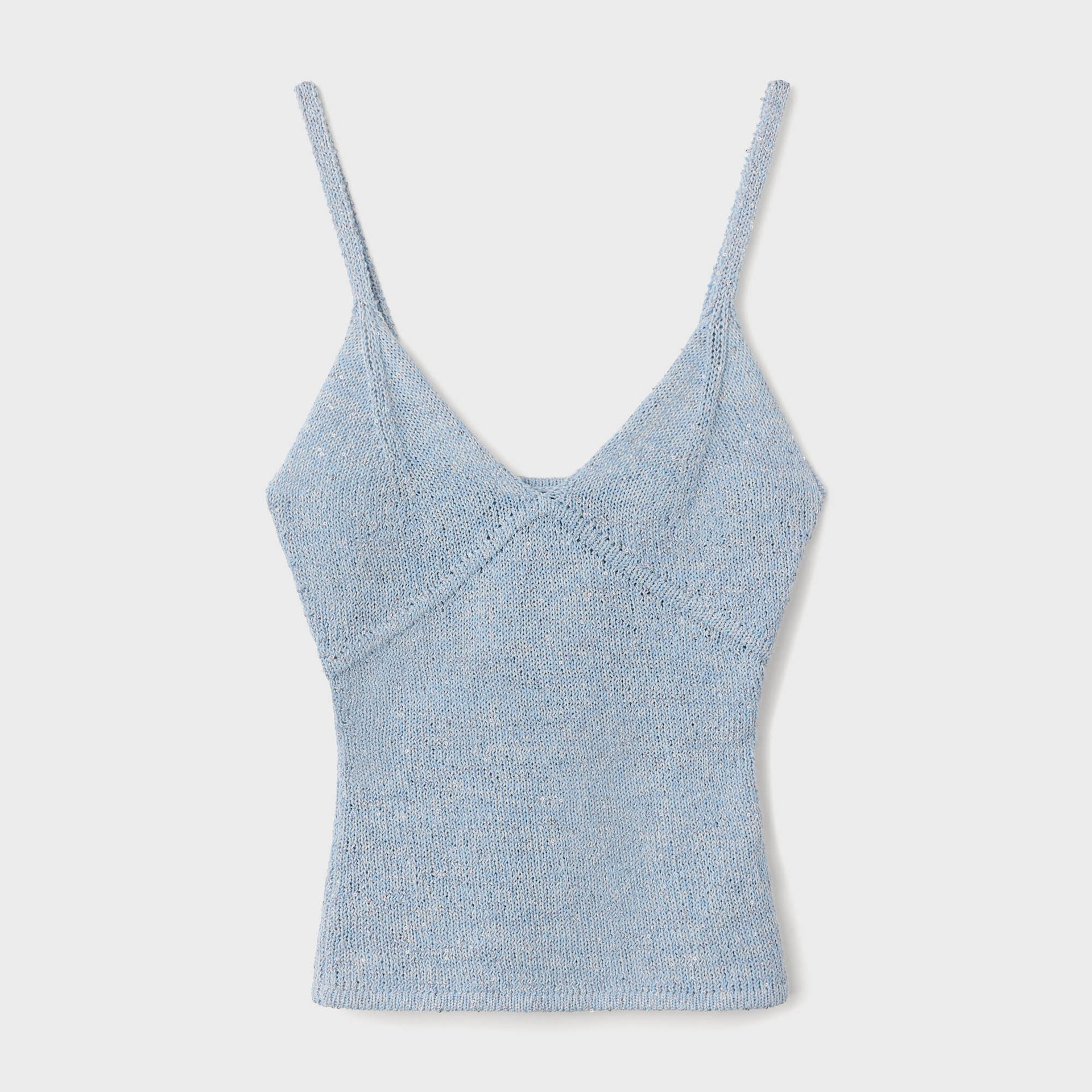 Asta Resort Carolina Camisole - Sky Blue Sequin