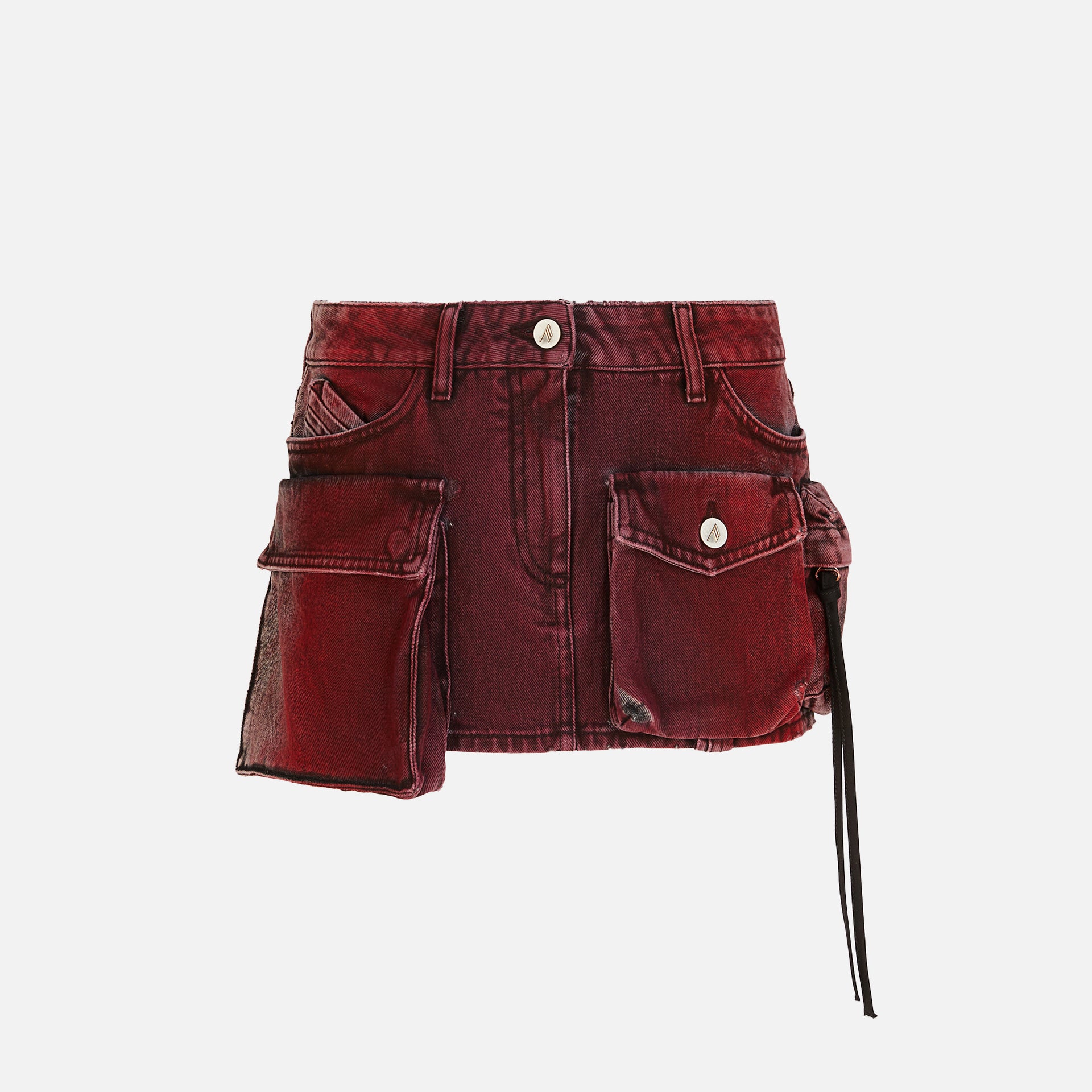 The Attico Fay Mini Skirt - Red