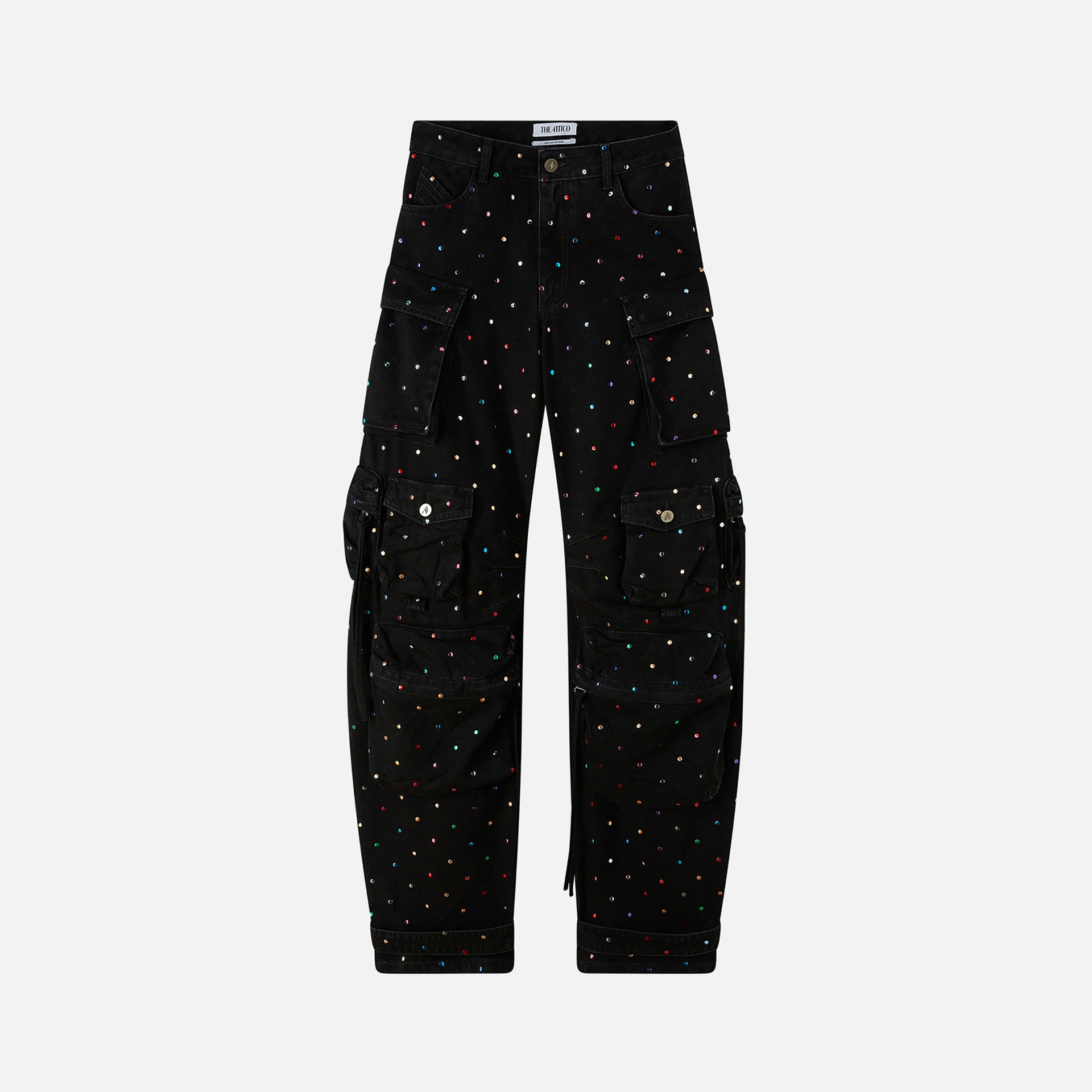 The Attico Fern Long Pant - Black