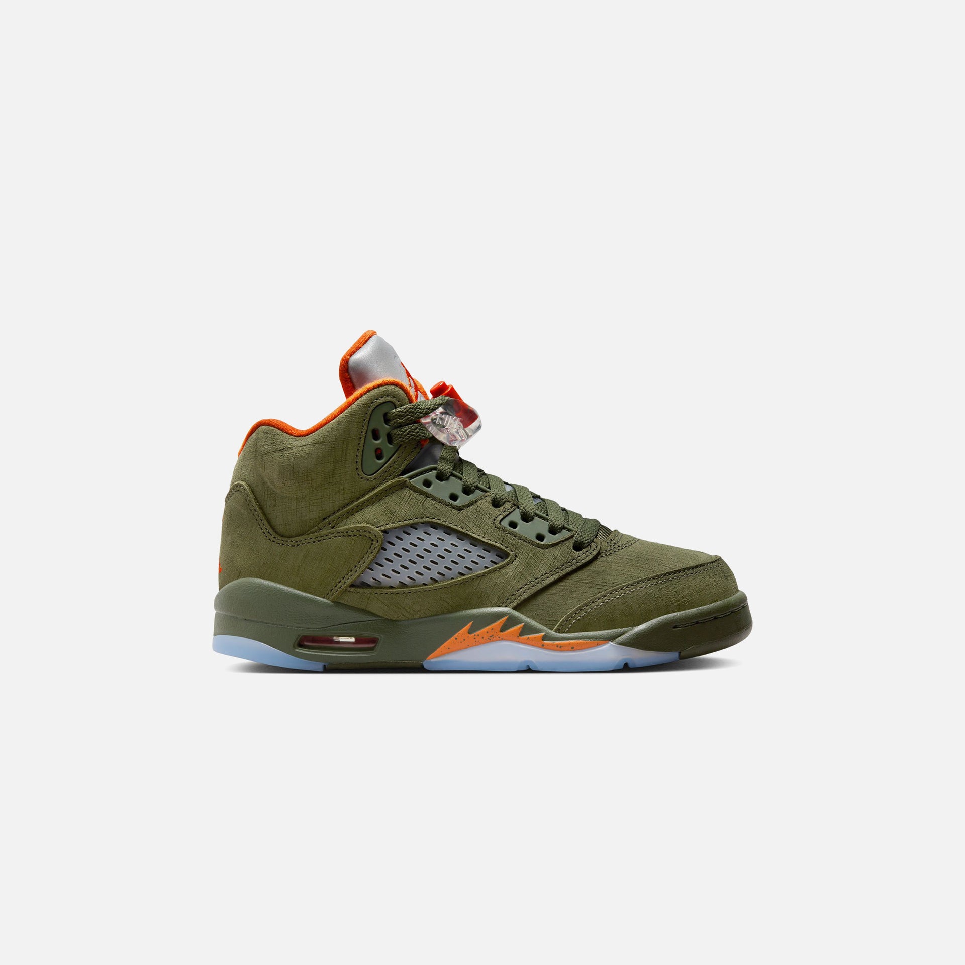 Nike GS Air Jordan 5 Retro - Army Olive / Solar Orange