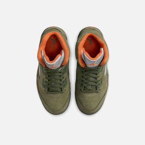 Nike PS Air Wear jordan 5 Retro - Army Olive / Solar Orange