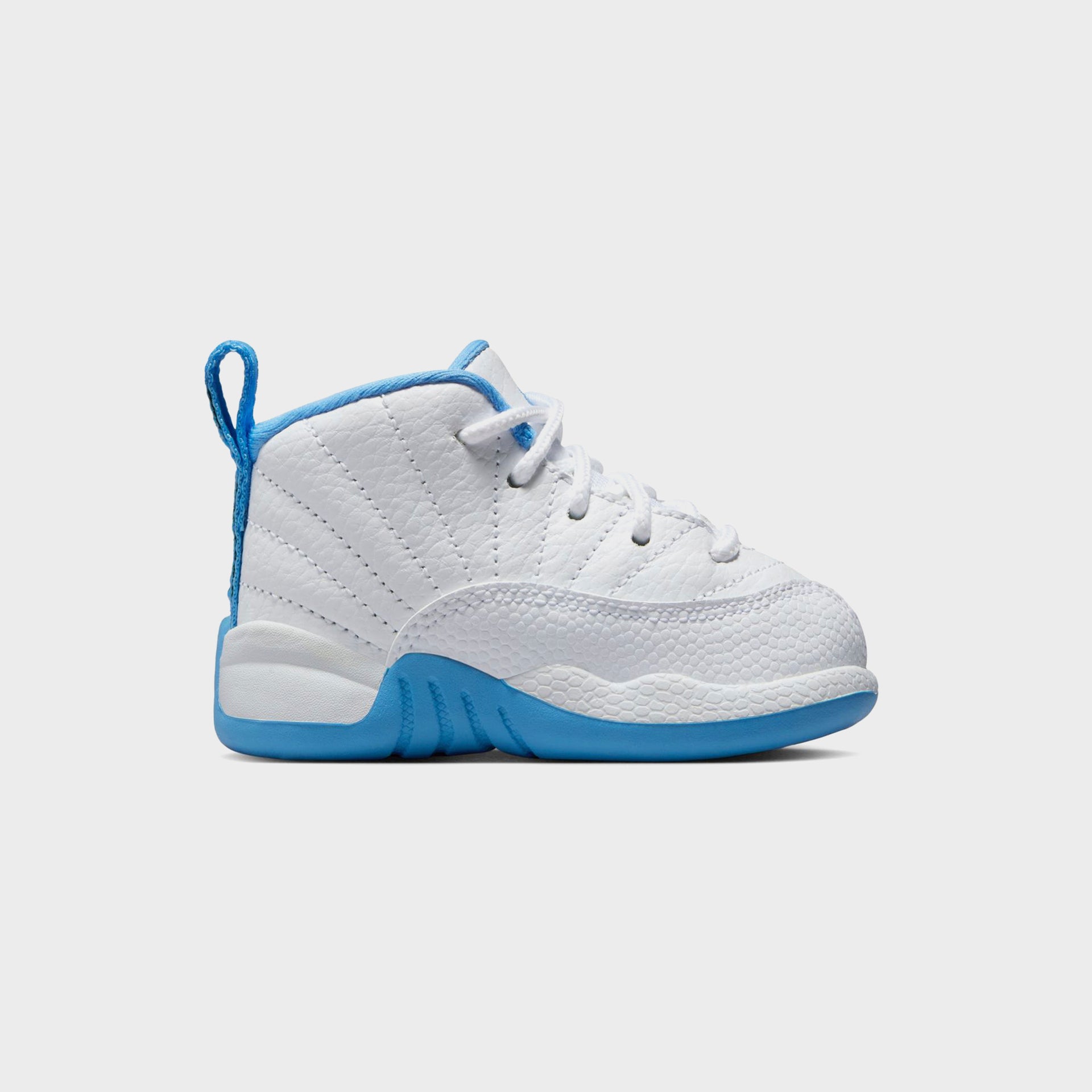 Jordan TD Jordan 12 Retro - White / Metallic Silver / University Blue