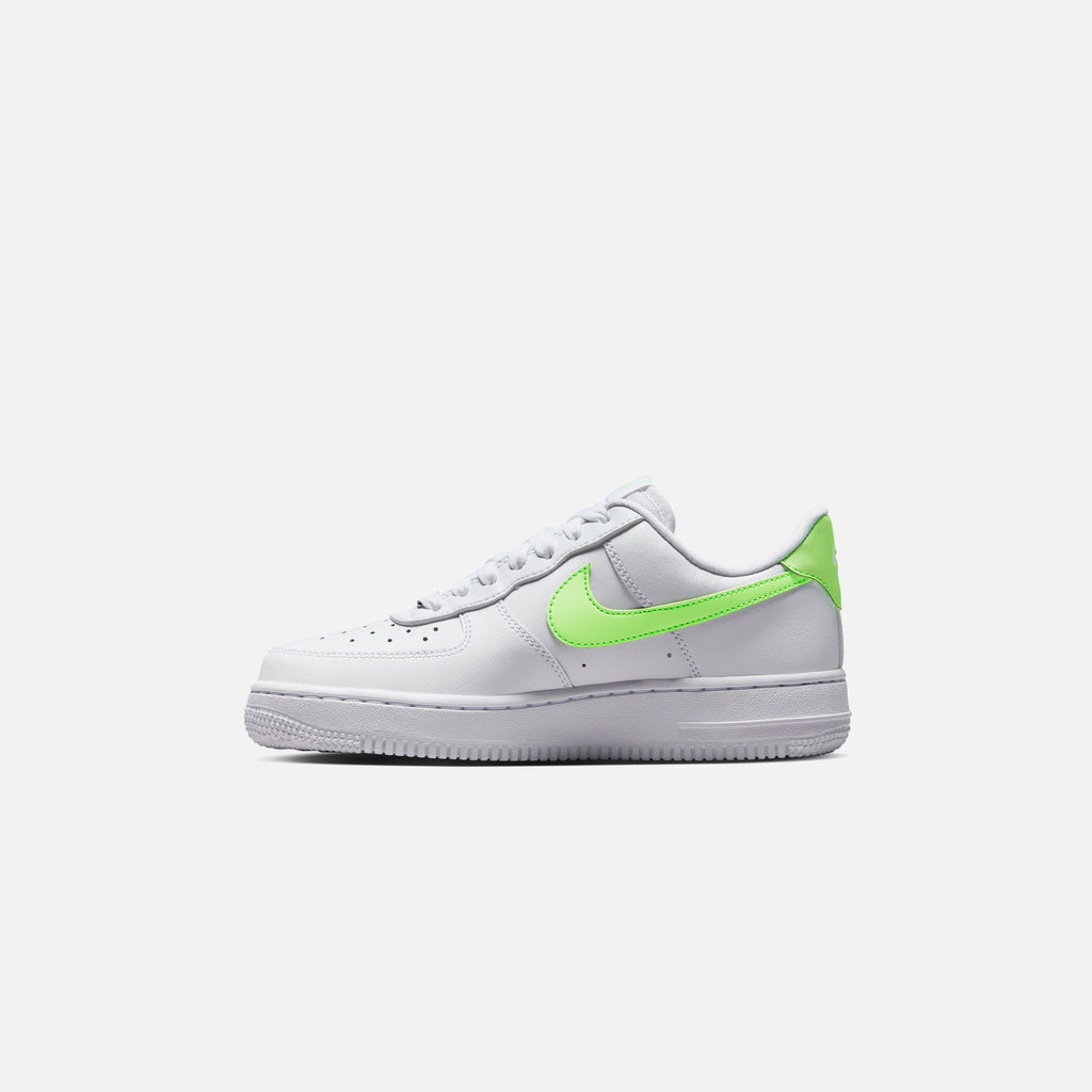 Nike Wmns Air Force 1 '07 - White / Lime / Black 10