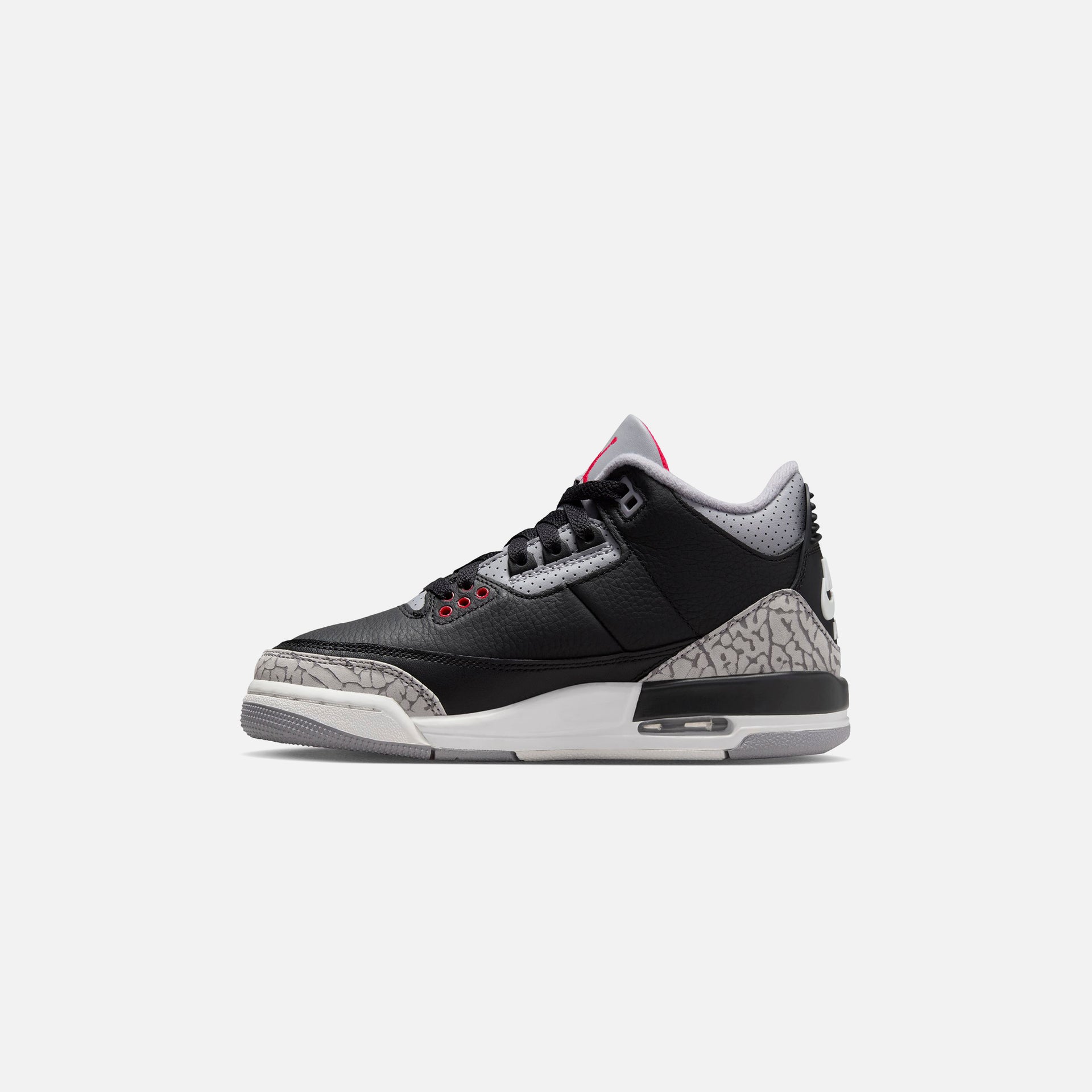 (RTV) Jordan GS Air Jordan 3 Retro - Black / Fire Red / Cement Grey / Sail