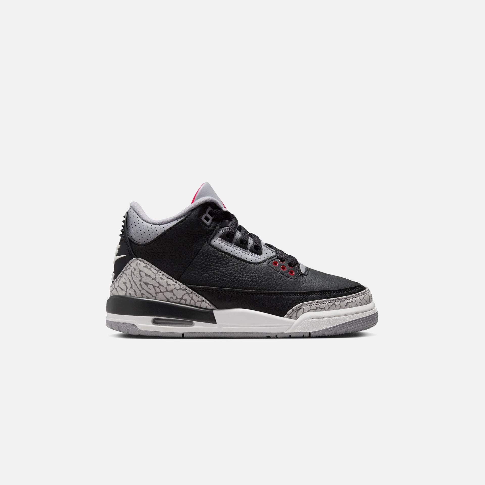 (RTV) Jordan GS Air Jordan 3 Retro - Black / Fire Red / Cement Grey / Sail
