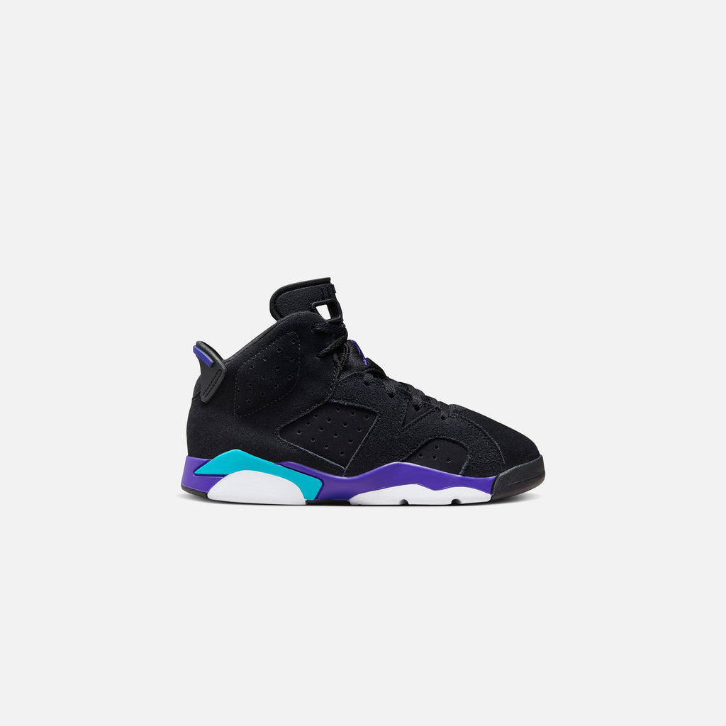 Nike PS Air Jordan 6 Retro - Black / Bright Concord / Aquatone – Kith