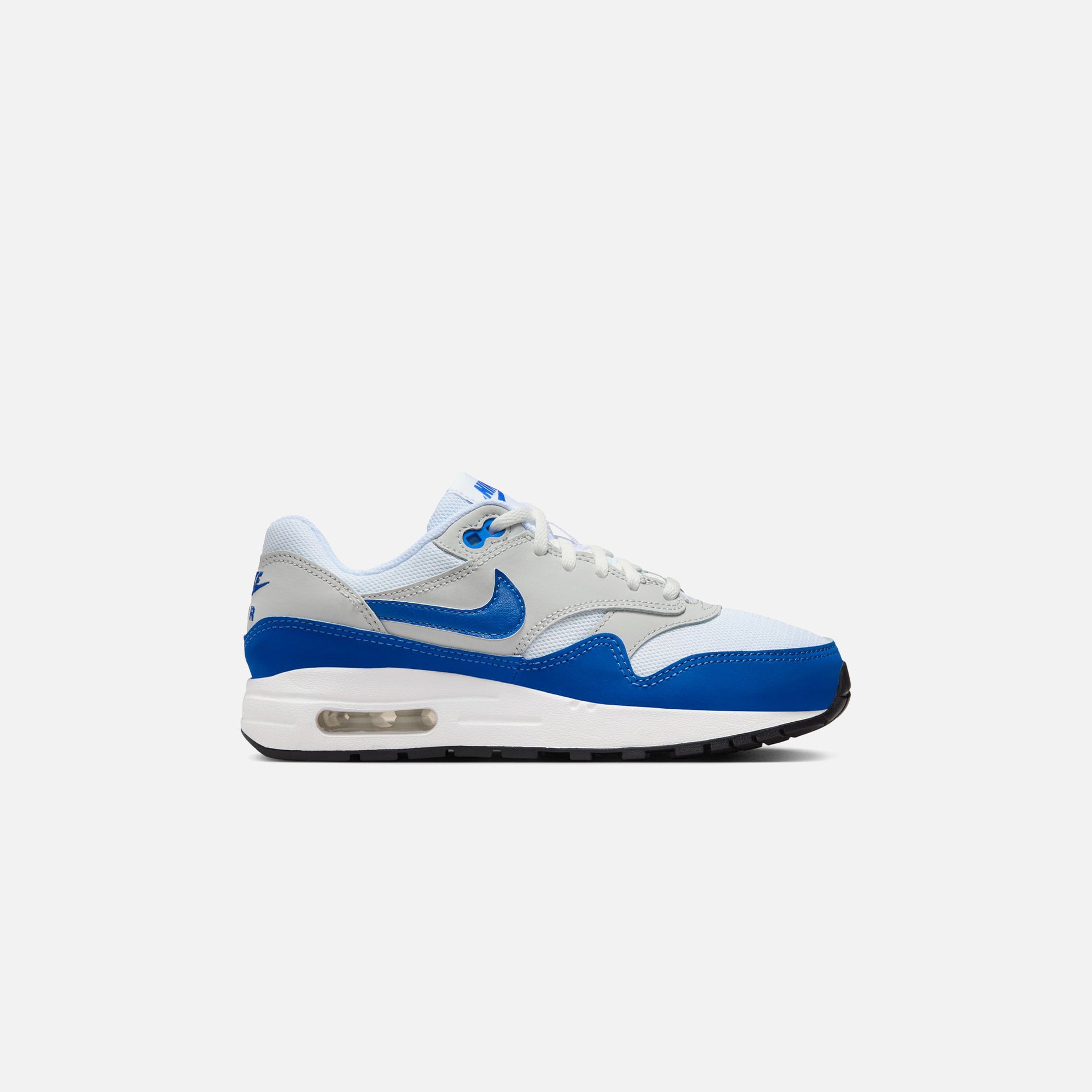 Nike GS Air Max 1 - White / Game Royal / Neutral Grey / Black