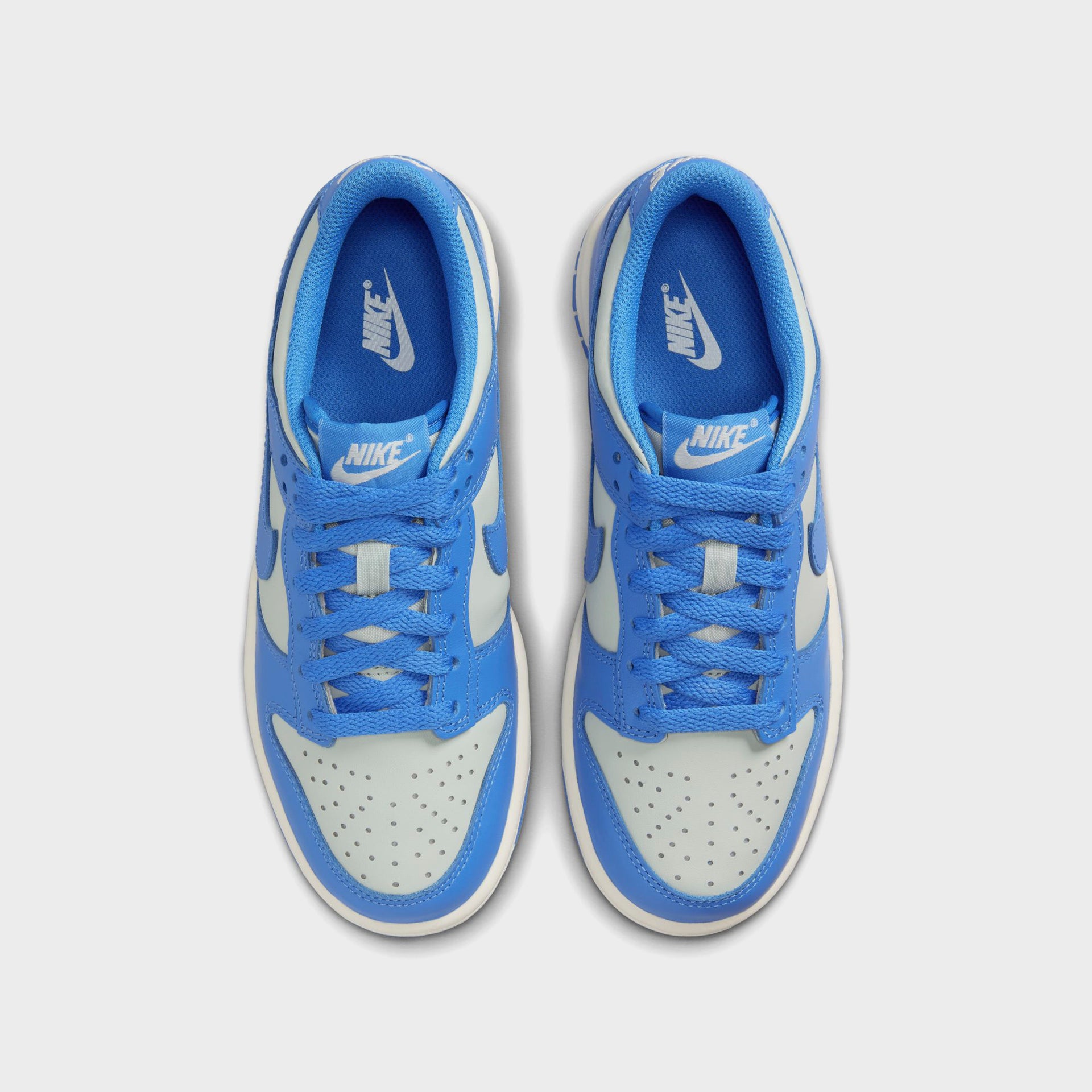 Nike GS Dunk Low - Light Silver / Light Photo Blue / Sail