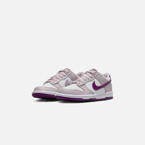 Nike GS Dunk Low - White / Platinum Violet / Viotech