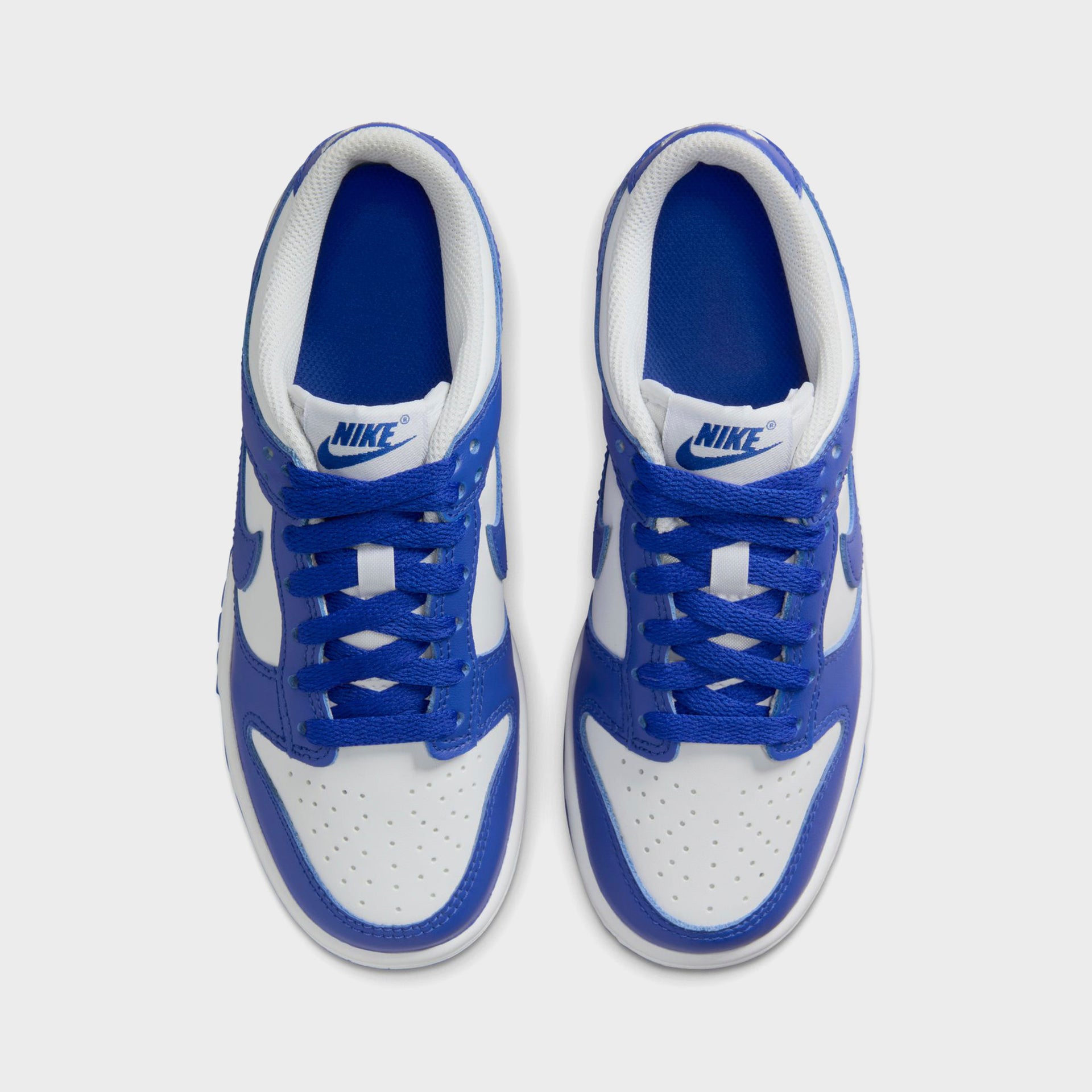 Nike GS  Dunk Low - White / Hyper Royal