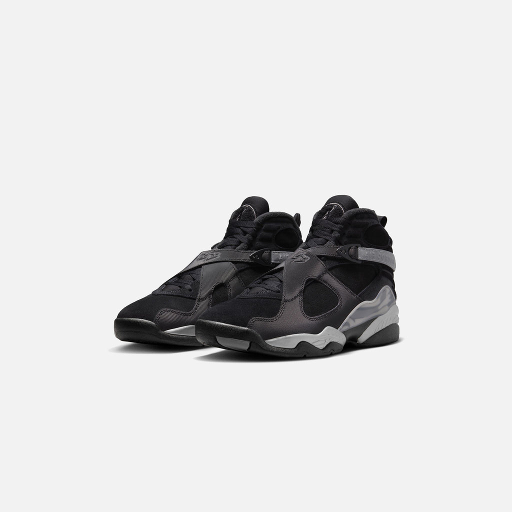 Black and hotsell silver jordan 8