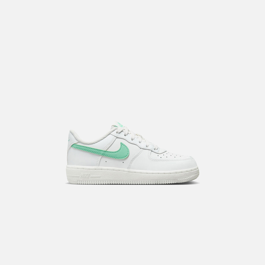 Nike PS Force 1 Low - Summit White / Emerald Rise – Kith