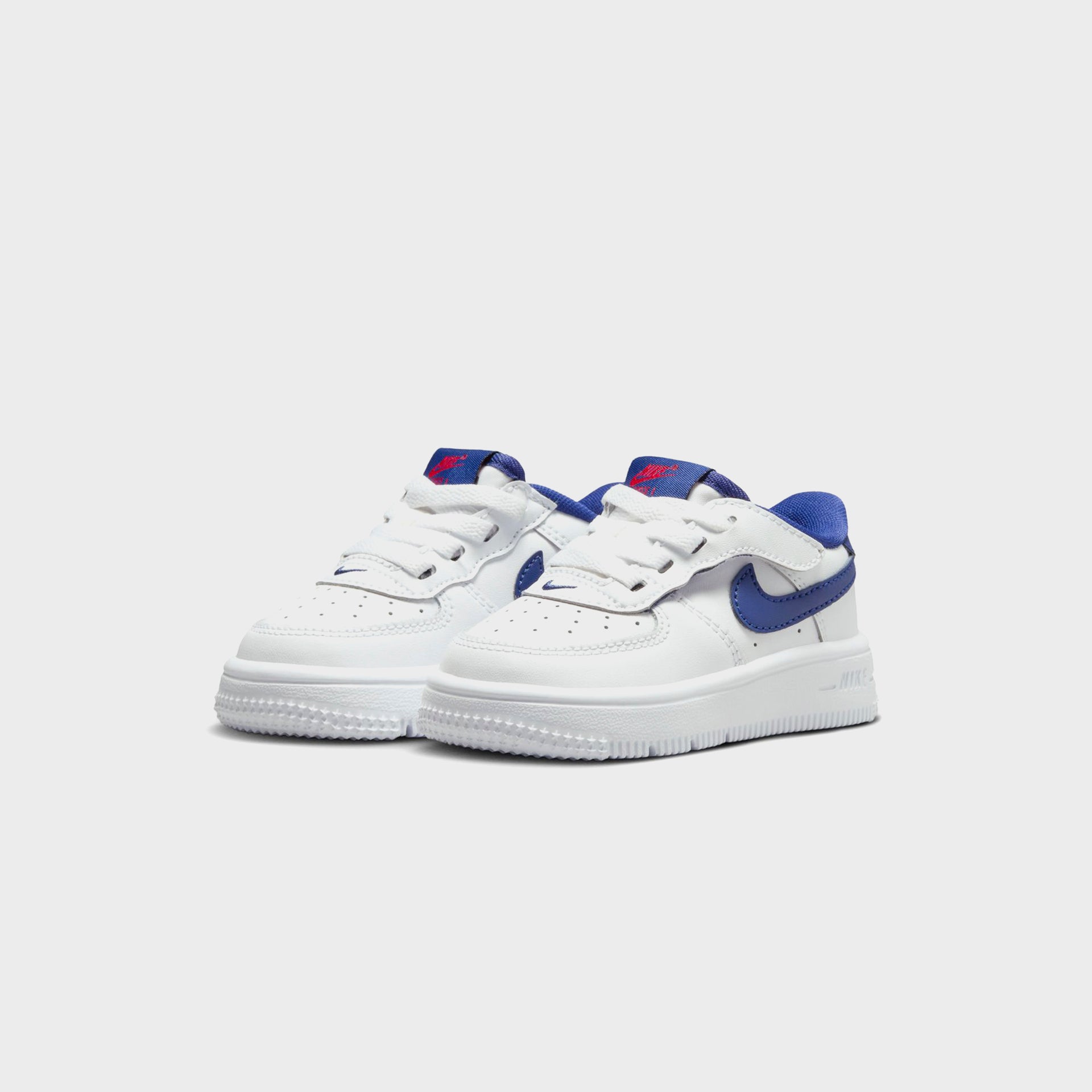 Nike TD Force 1 Low Easyon - White / Deep Royal Blue / University Red