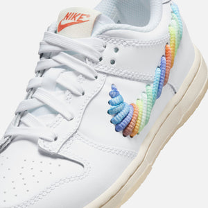 Nike PS Dunk Low - White / Multi-Color / Dark Pony
