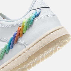Nike PS Dunk Low - White / Multi-Color / Dark Pony