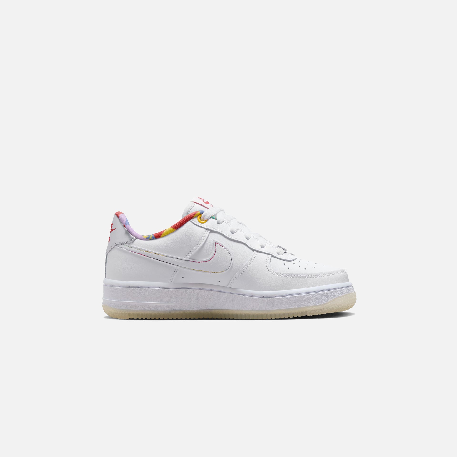 Nike GS Air Force 1 LV8 - White / Midnight Navy