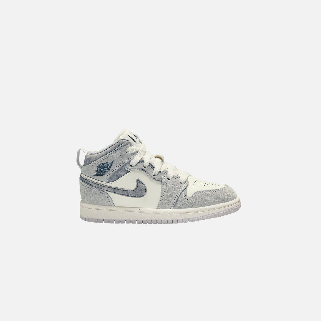 Air Jordan 1 Mid Light Smoke Size 11c high quality (PS)