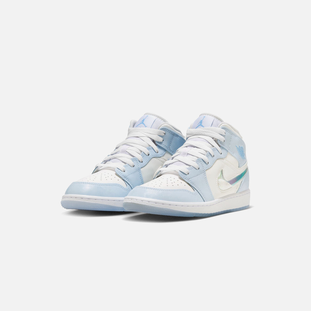 Nike GS Air Jordan 1 Mid Se - Blue Tint / Ice Blue / Summit White