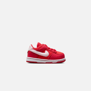 Nike TD Dunk Low - Fire Red / Pink Foam / Light Crimson