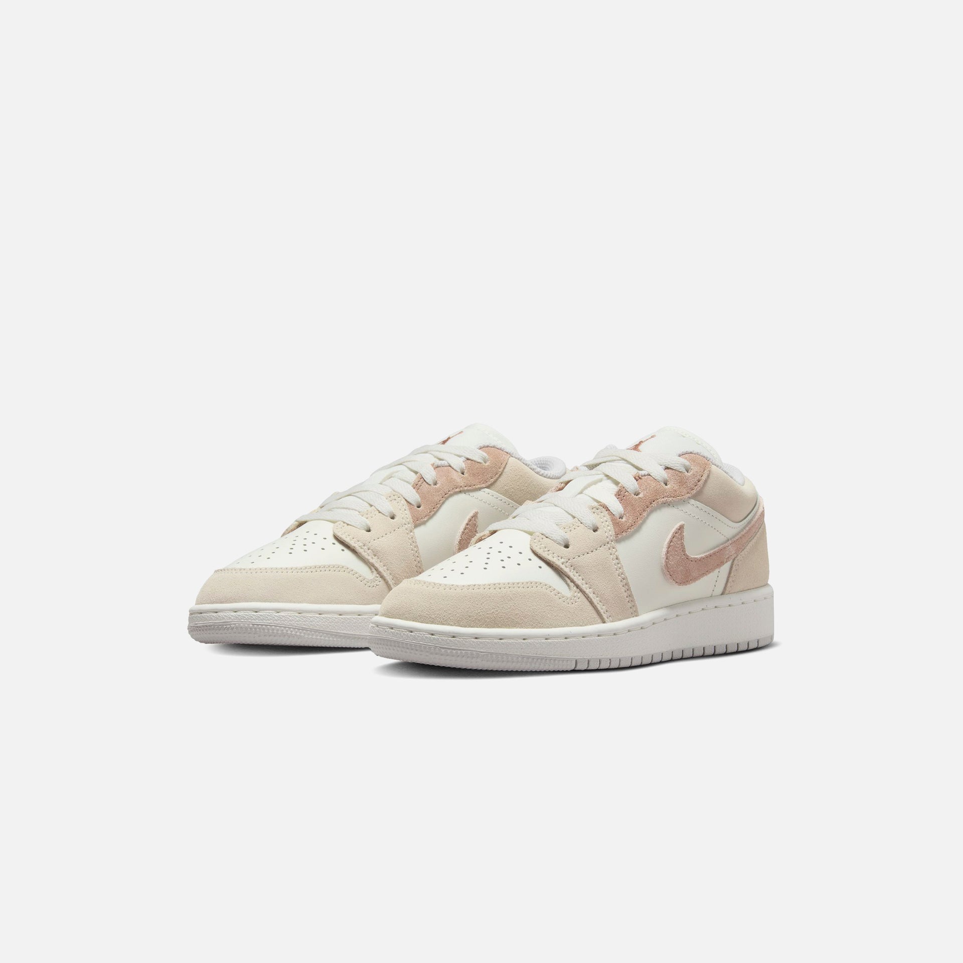 Nike GS Air Jordan 1 Low SE - Legend Light Brown / Archaeo Brown  / Sail / Neutral Grey