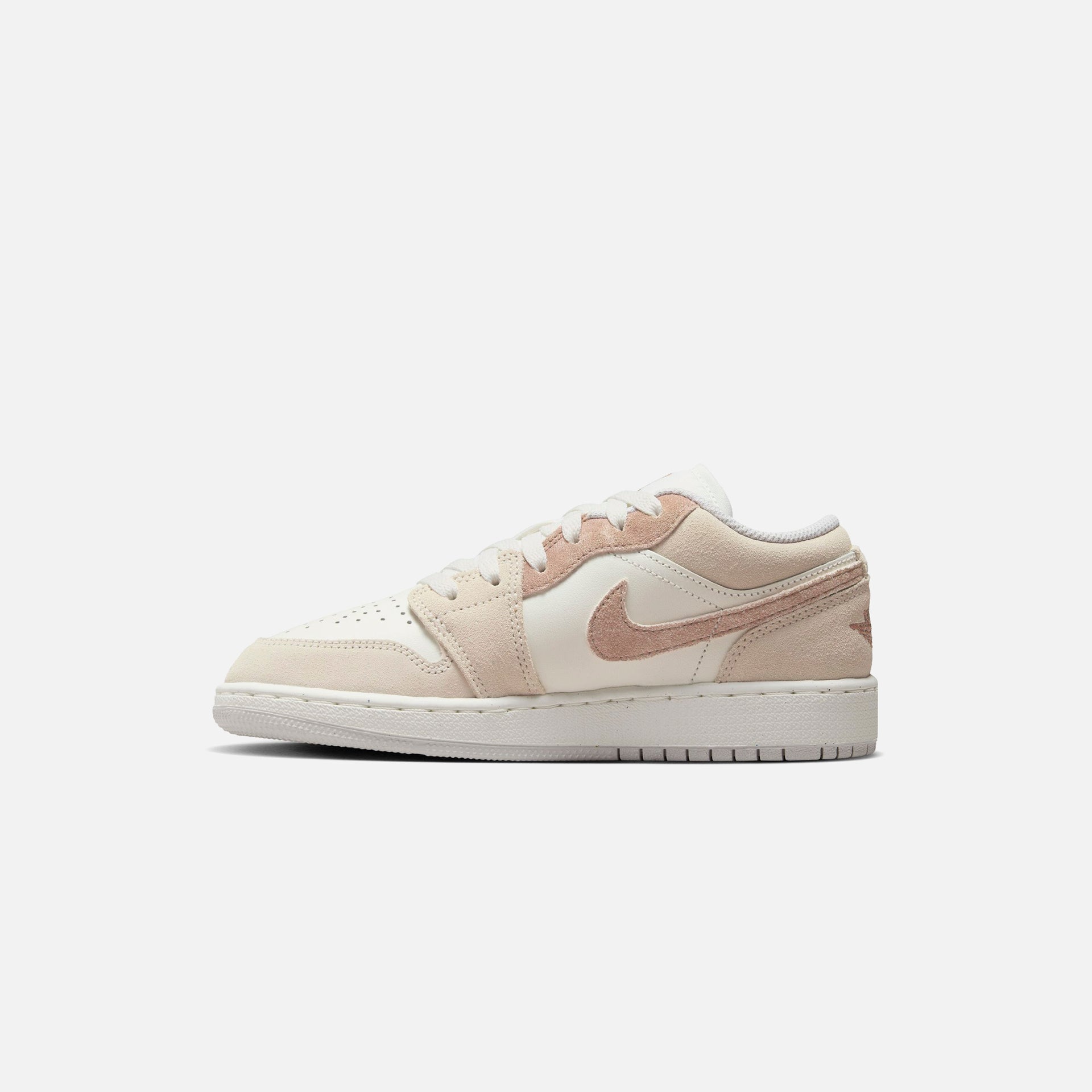 Nike GS Air Jordan 1 Low SE - Legend Light Brown / Archaeo Brown  / Sail / Neutral Grey