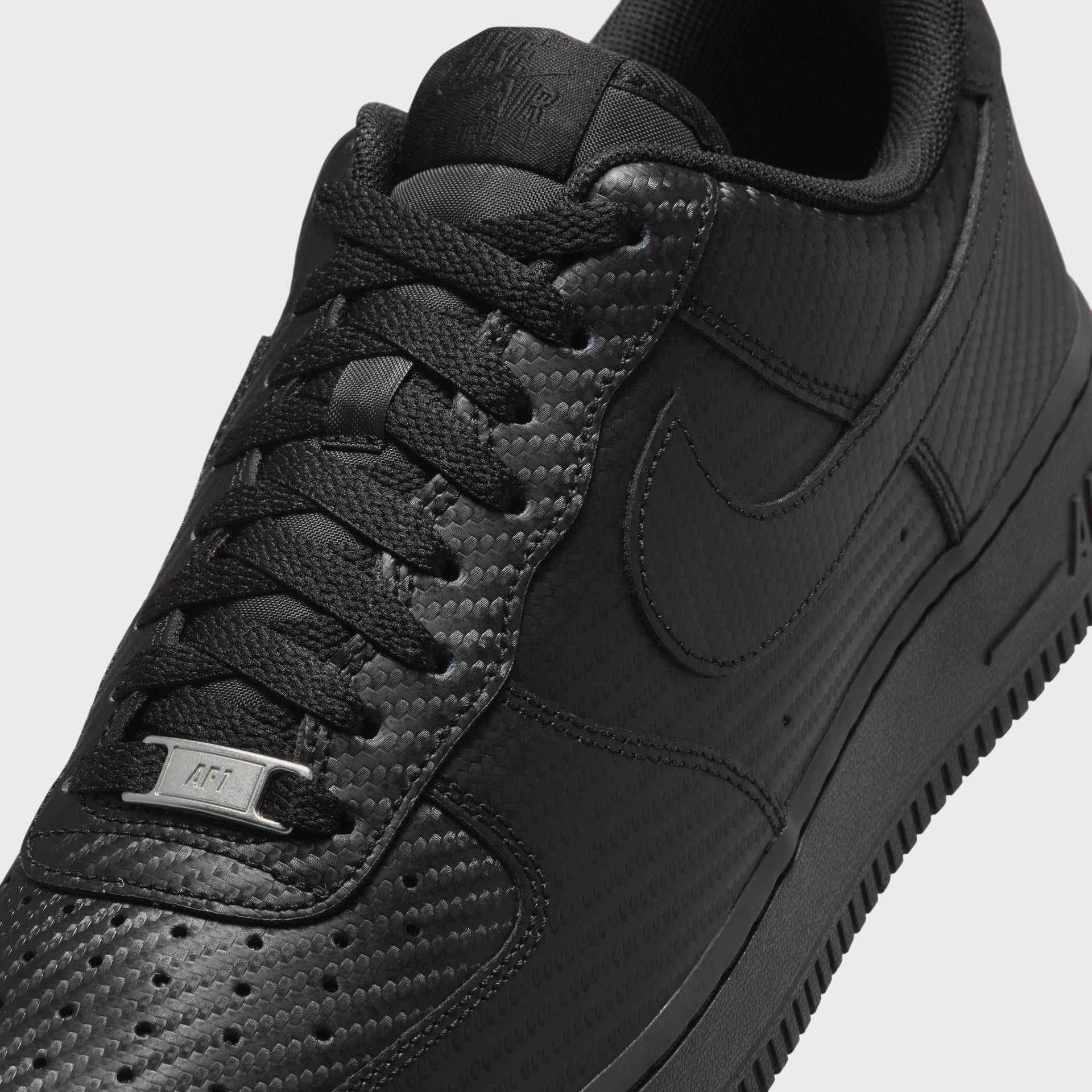 Nike Air Force 1 '07 LV8 -  Carbon Fiber Black / Black