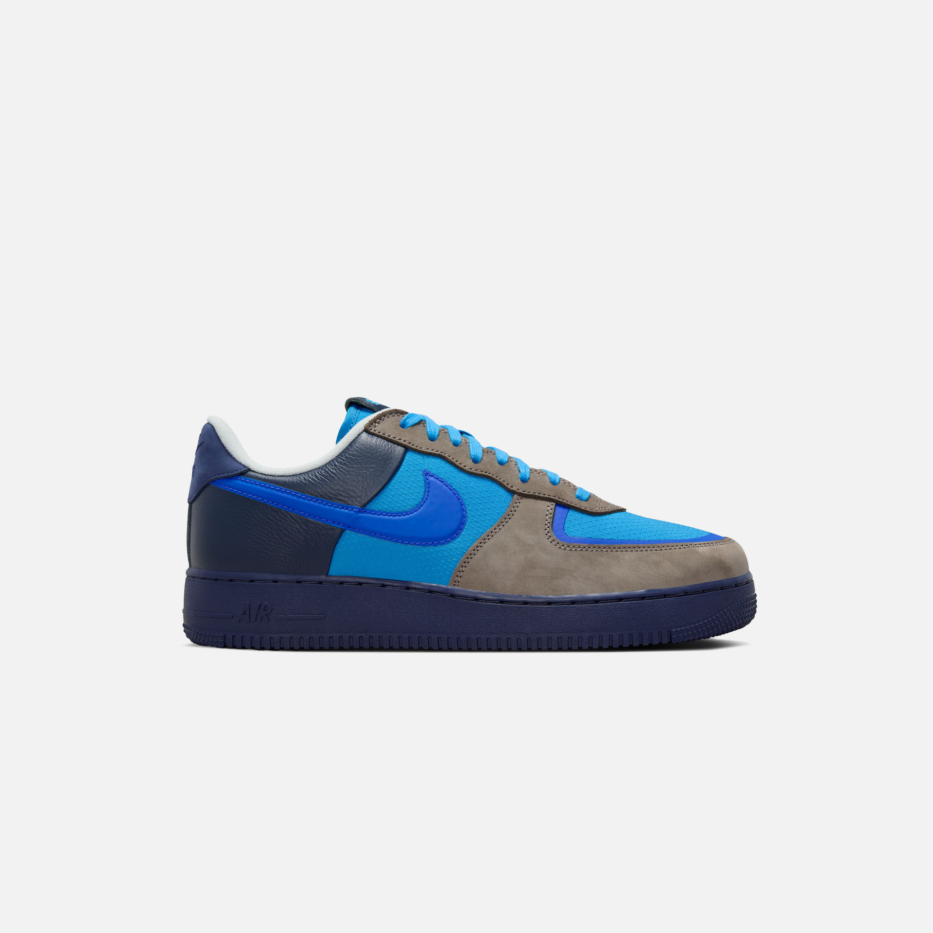 Nike legs x Stash Air Force 1 Low - Soft Grey / Varsity Royal / Harbor