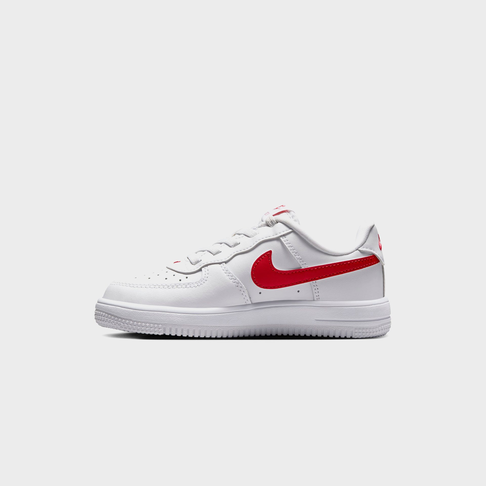 Nike PS Force 1 Low Easyon Stretch Lace Casual - White / University Red