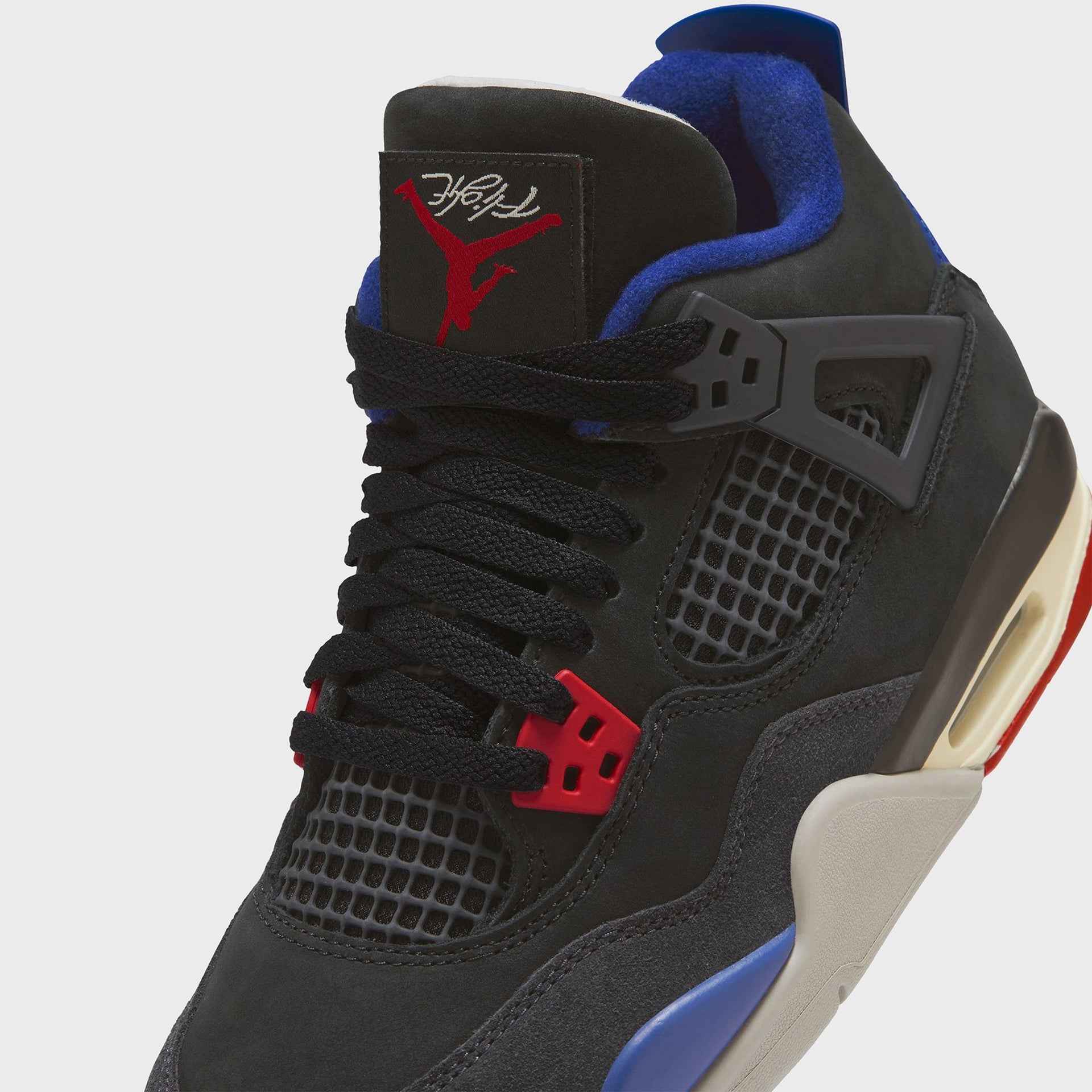 Jordan GS Air Jordan 4 Retro OG - Black / Fire Red / Deep Royal Blue /  Dark Smoke Grey / Tech Grey