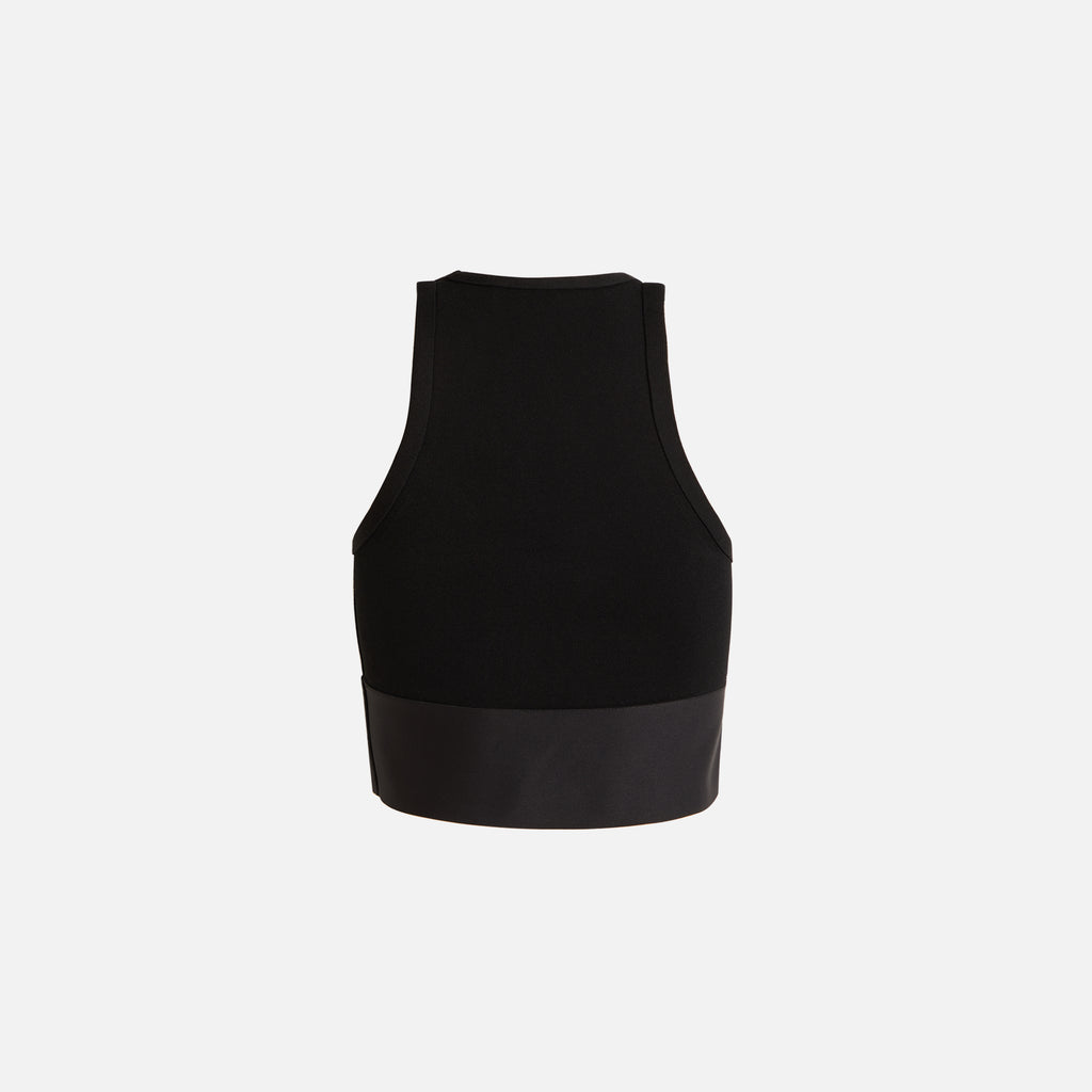 Alexander Wang Scoop Neck Bra Top with Logo Elastic - Black – Kith