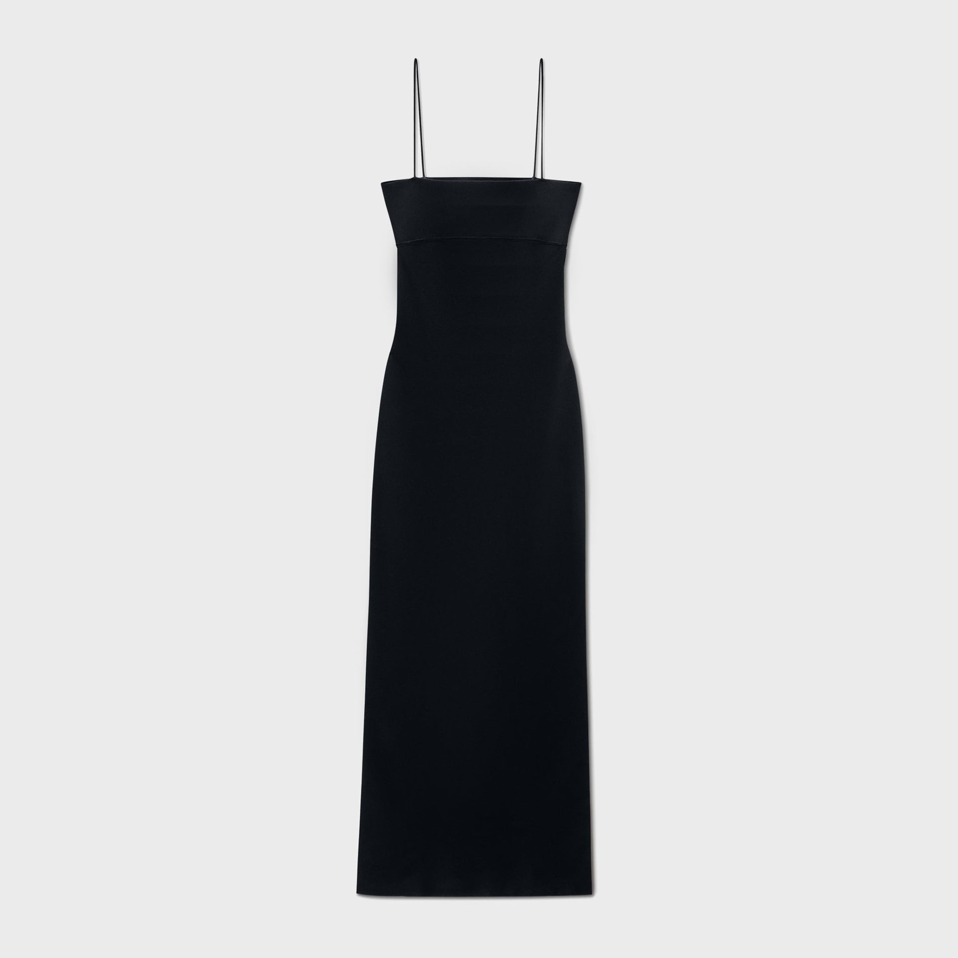 Alexander Wang Cami Band Slip Dress with Logo Jacquard - Black