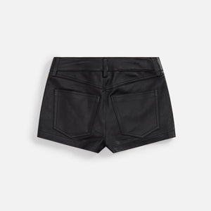 Alexander Wang Mini Skort with G-String and Diamante Charms - Black