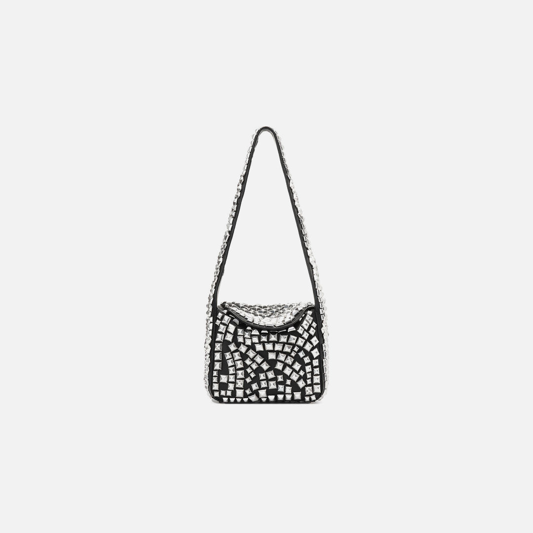 Alexander Wang Spike Small Hobo Bag - Black