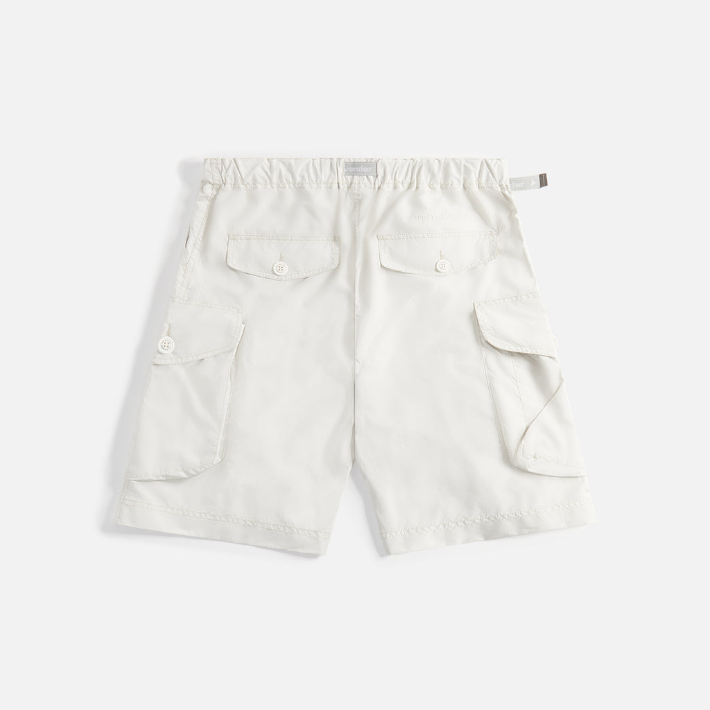 and wander Oversized Cargo Short - White