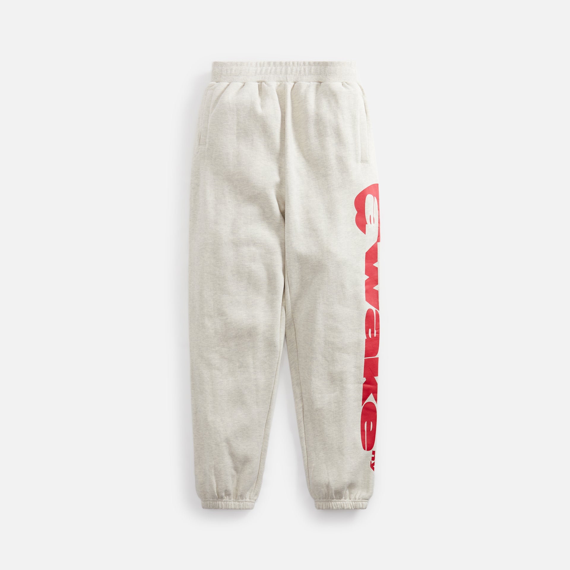 Awake NY Apple Logo Sweatpant - Heather Grey